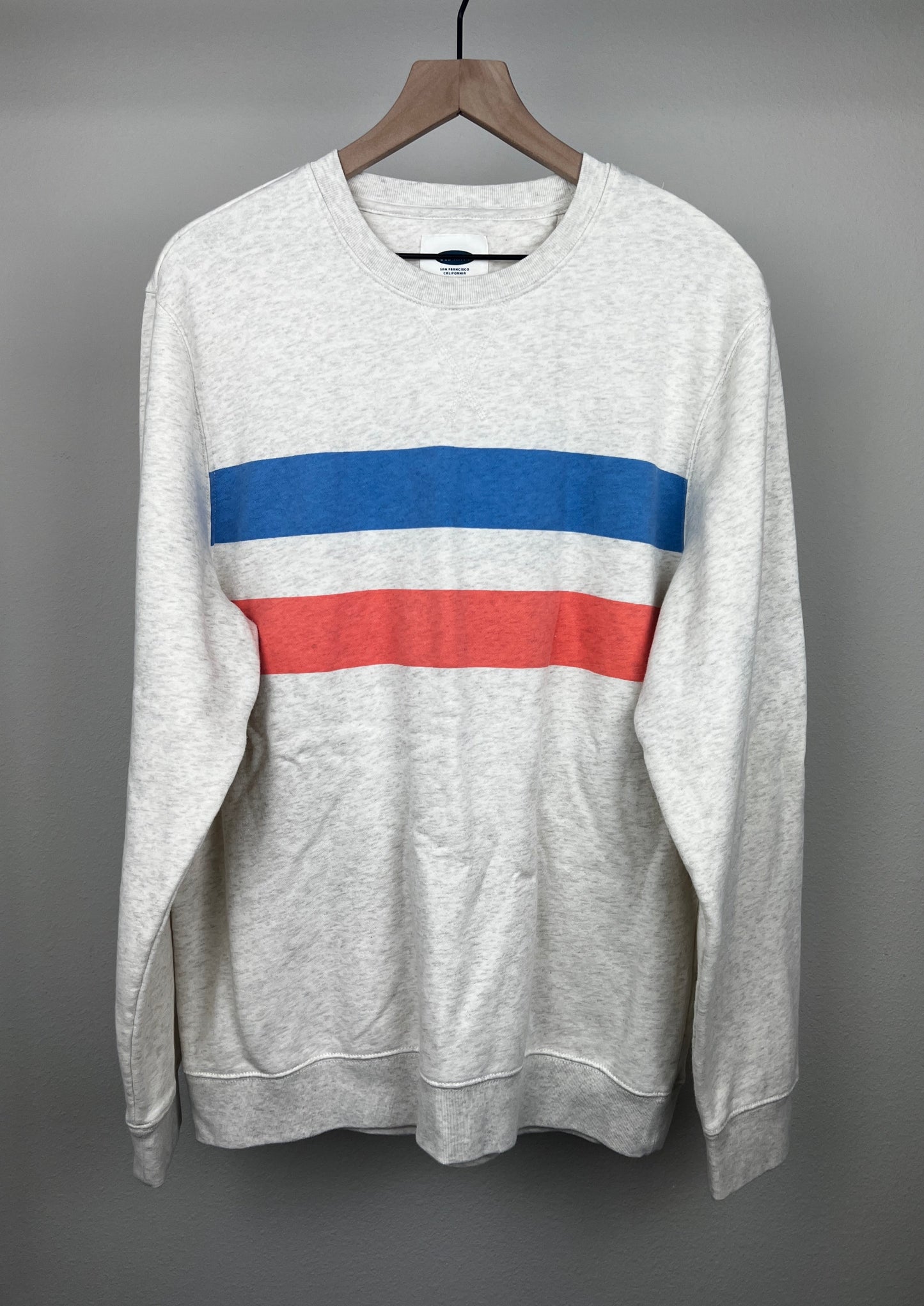 Mens Striped Crew Neck Sweater By Old Navy
