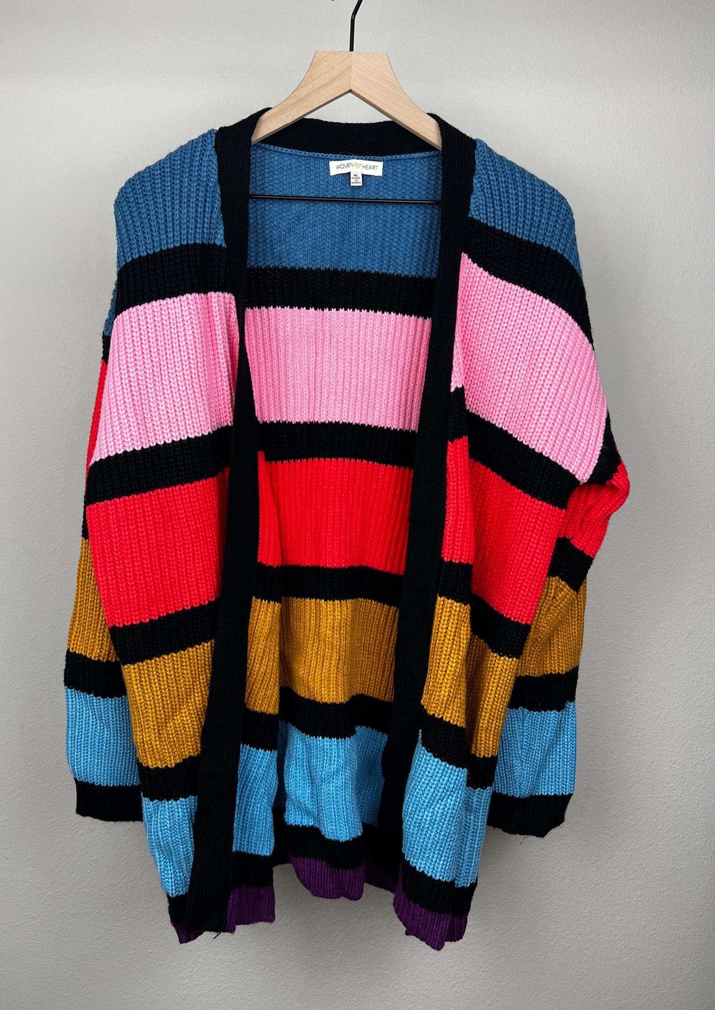 Multi-Color Cardigan By Woven Heart