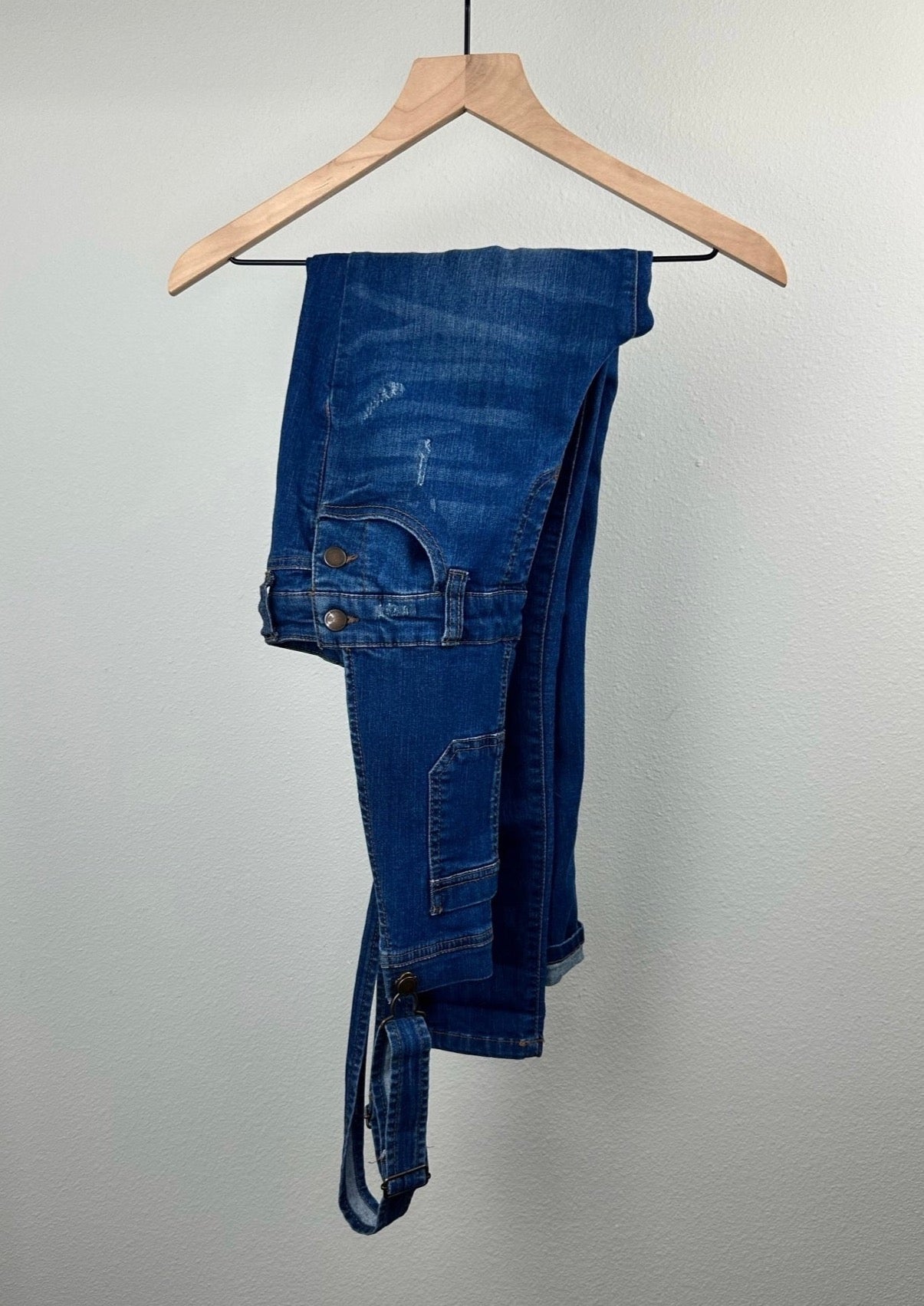 Dark Jean Overalls By Wax Jean
