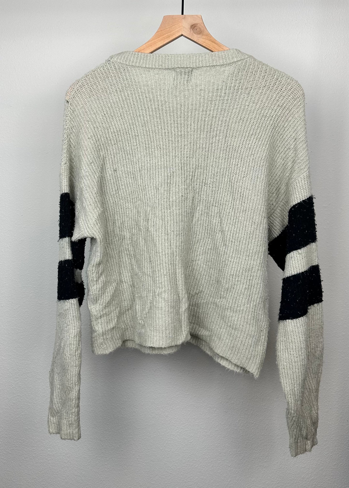 Tan and Black Sweater by John + Jen
