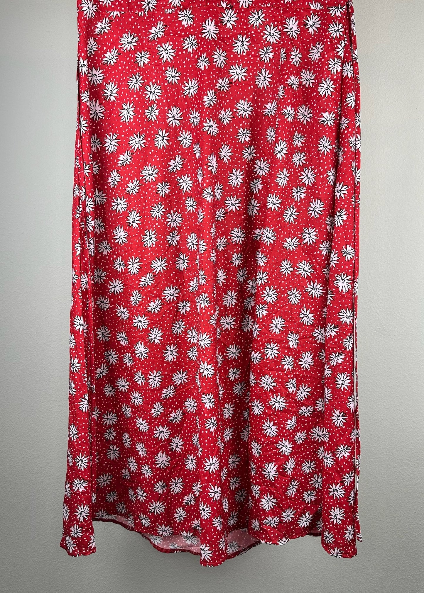 Red Floral Dress by Missguided