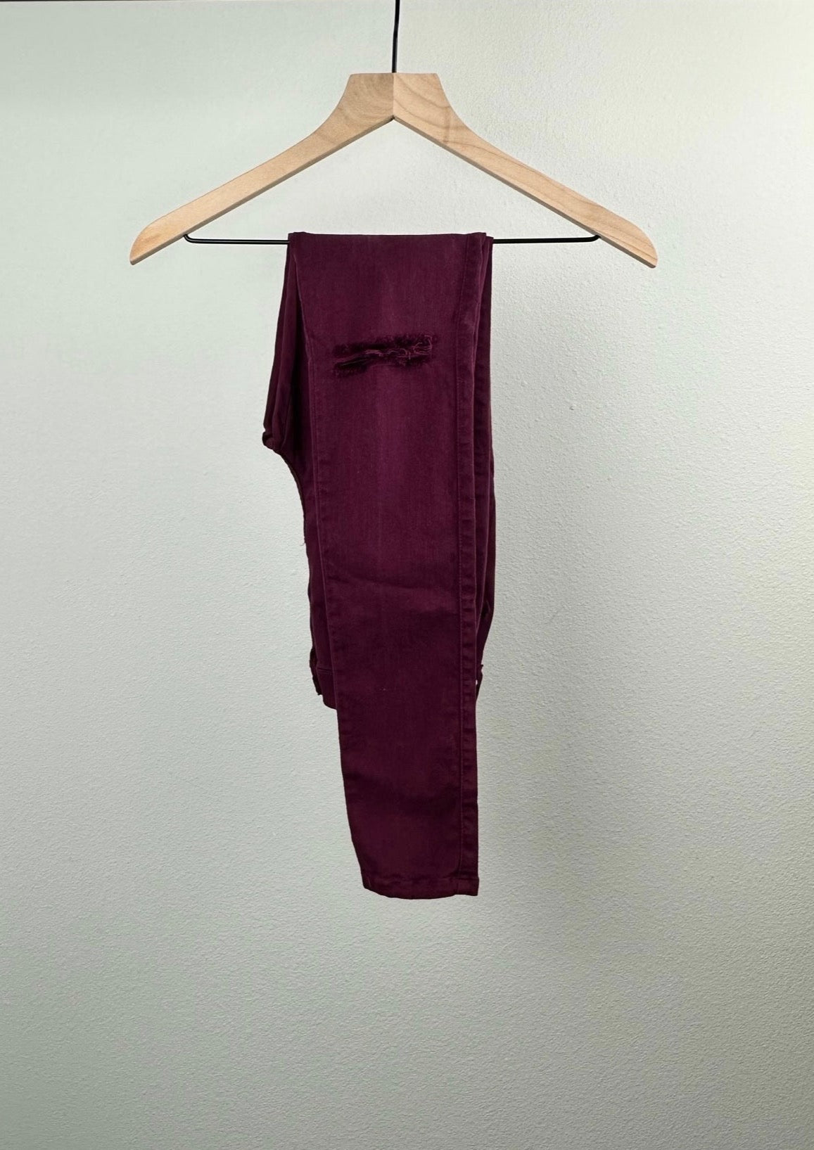 Burgundy Jeans By Fashion Nova