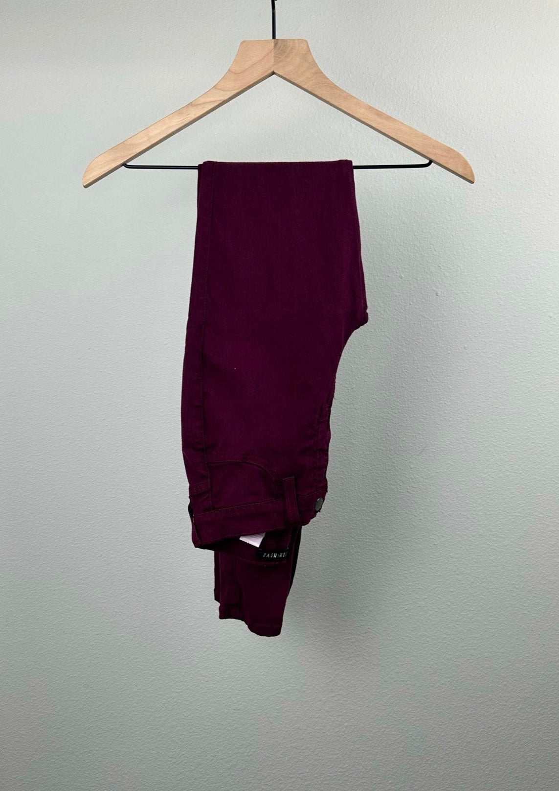 Burgundy Jeans By Fashion Nova