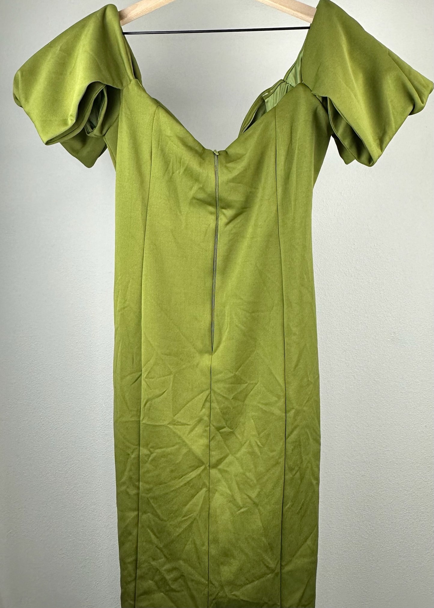 Olive Off The Shoulder Dress by ASOS