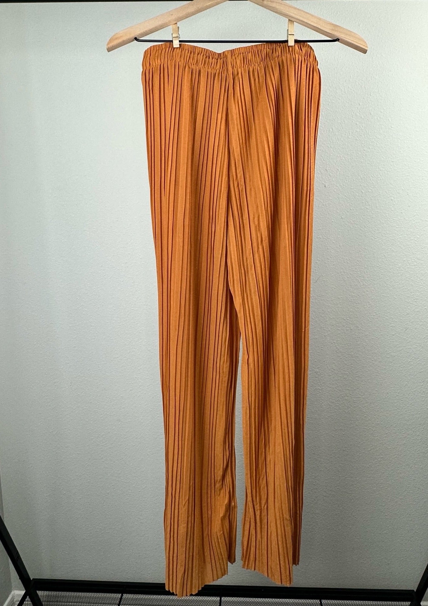 Gold Wide Leg Pants