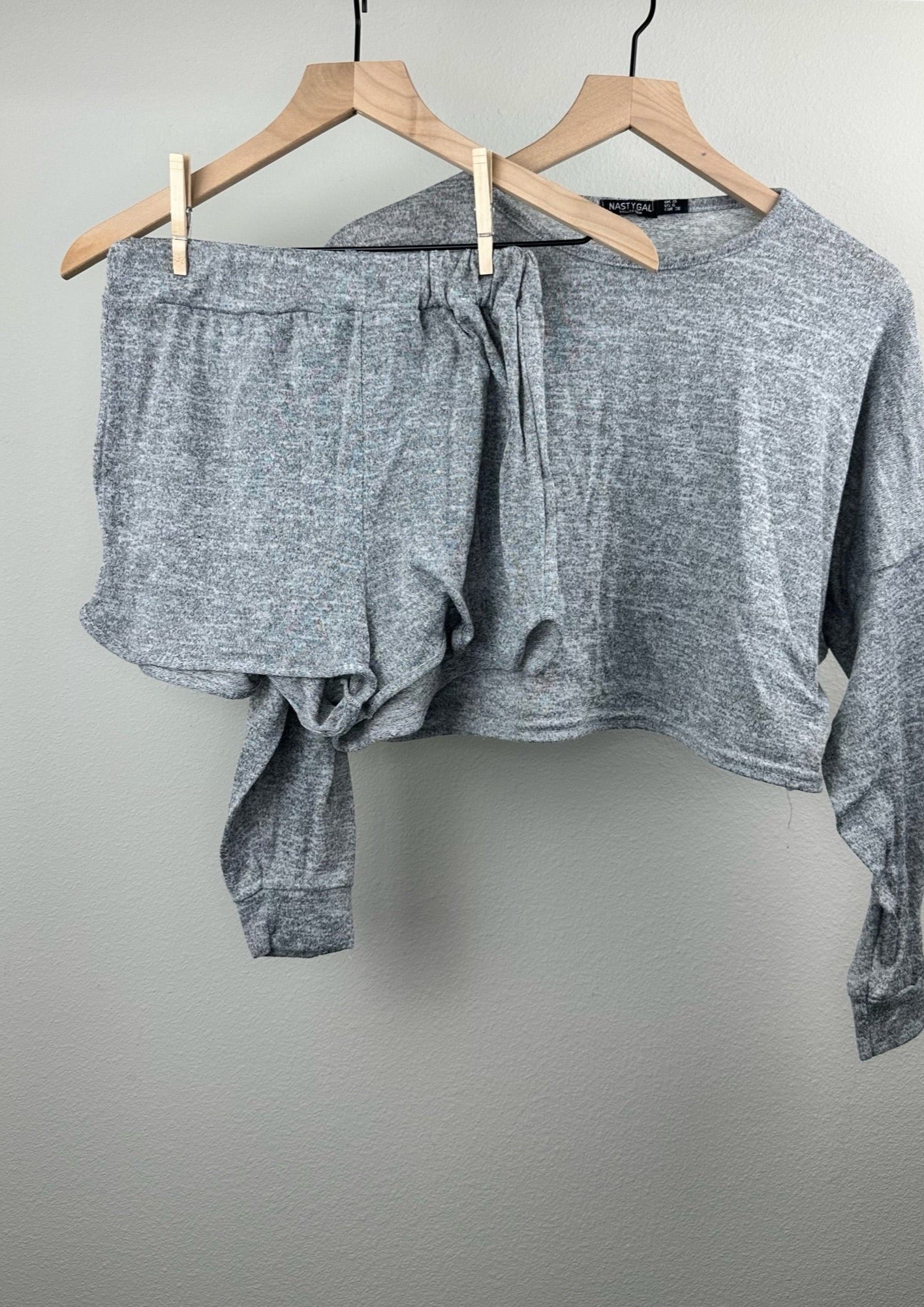 Grey 2 Piece Short Set By Nasty Gal