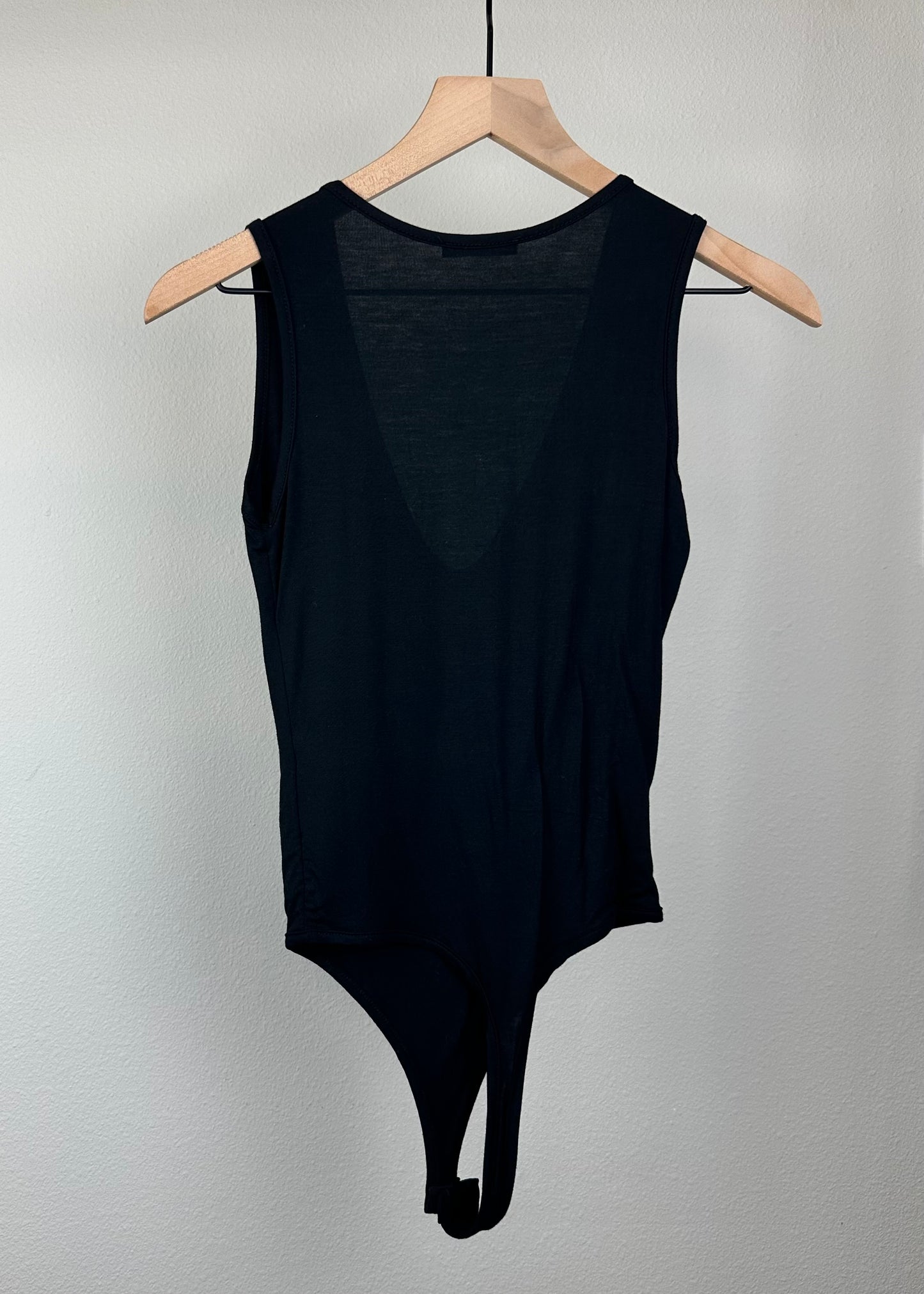 Basic Black Body Suit By Fashion Nova