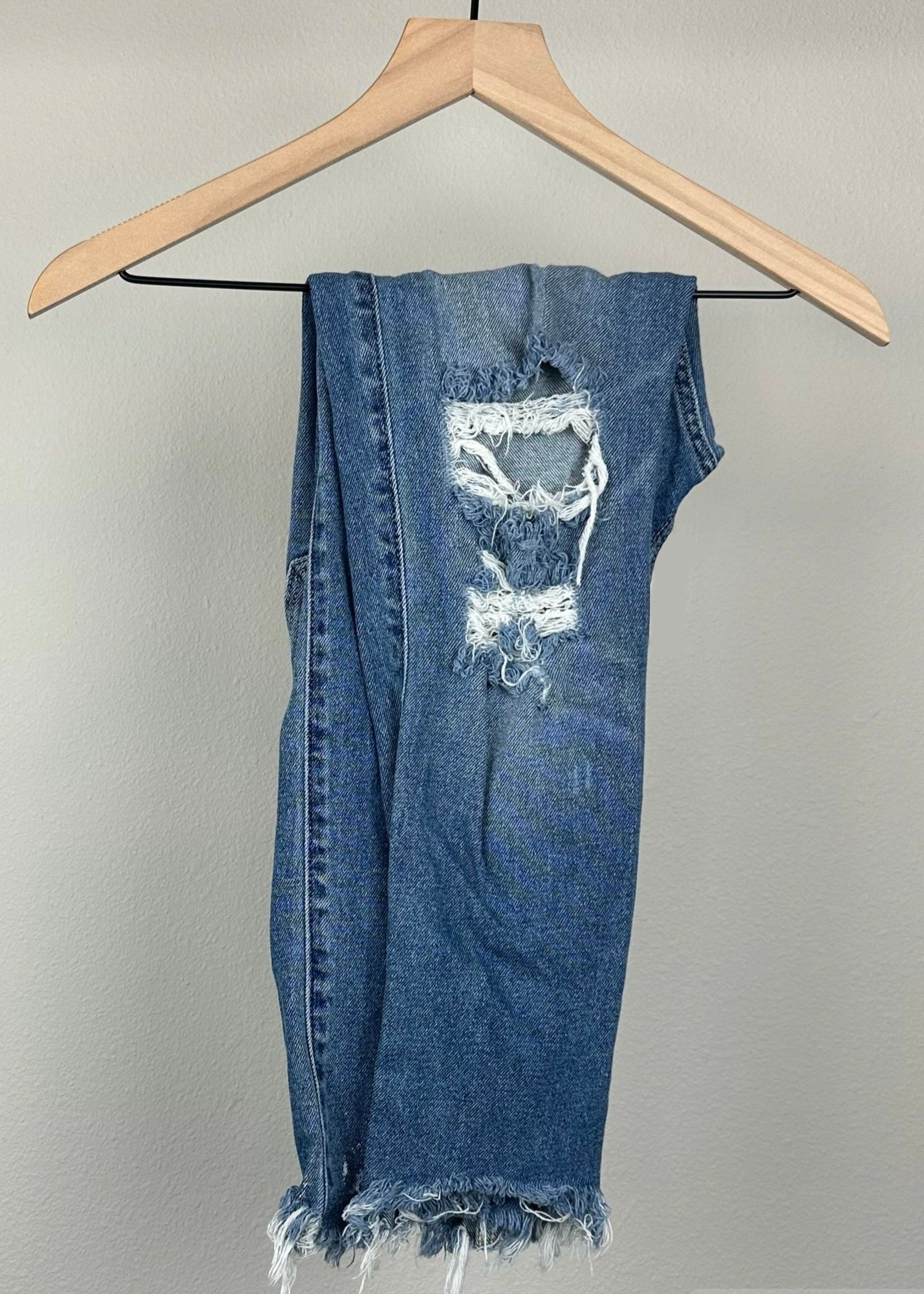 High Rise Slim Straight Jeans by Hollister