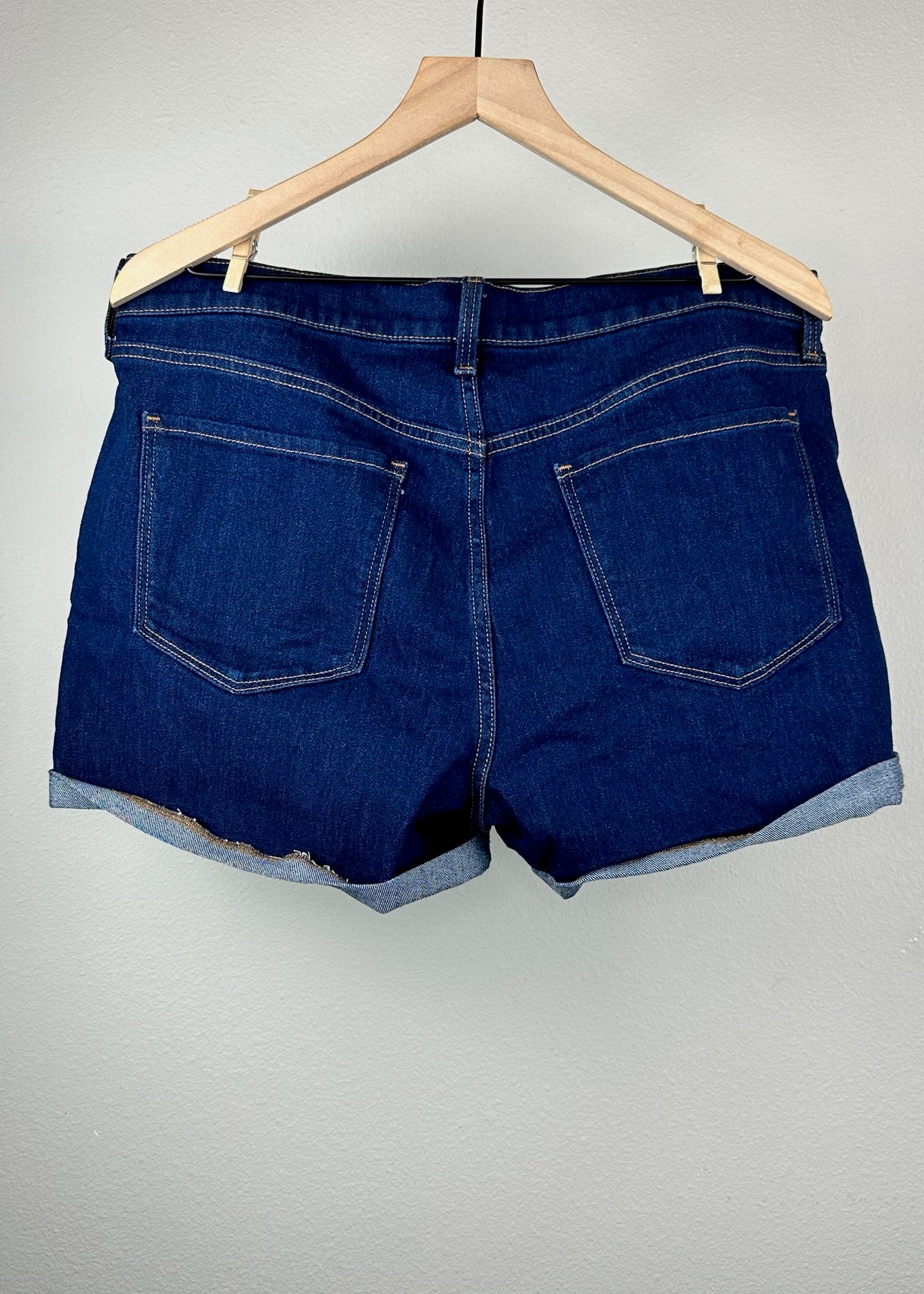 Dark Denim Shorts by Old Navy