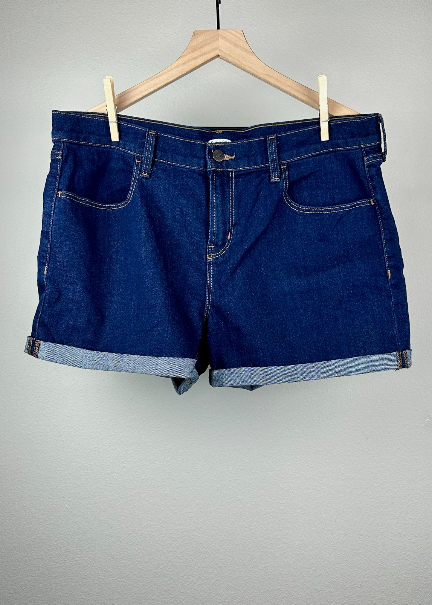 Dark Denim Shorts by Old Navy