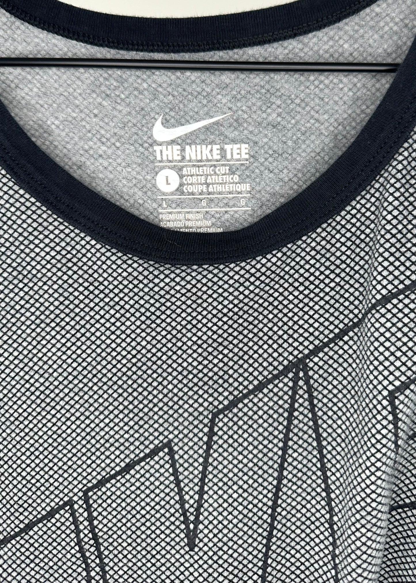 Grey and Black Tank Top By Nike