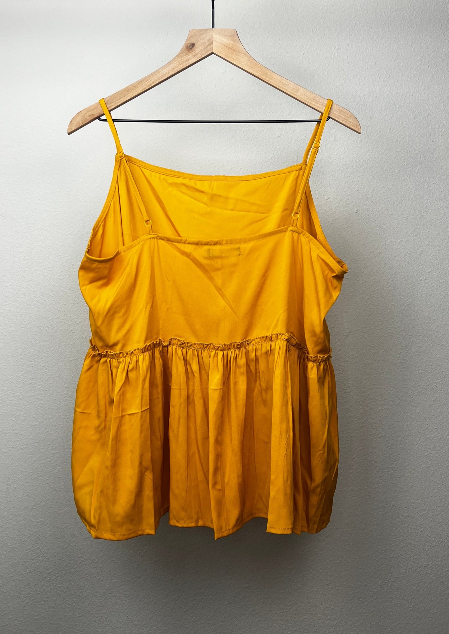 Golden Yellow Babydoll Top by Boohoo