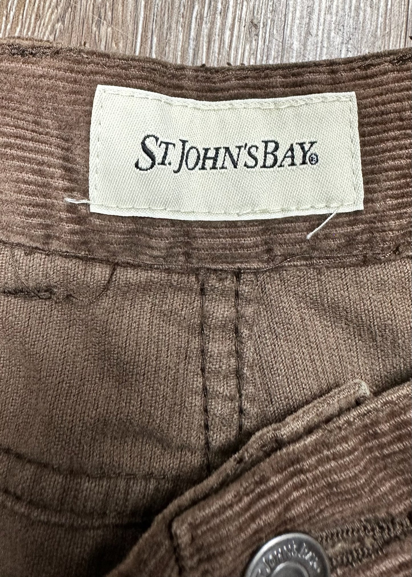 Brown Men's Corduroy Pants by St. Johns Bay
