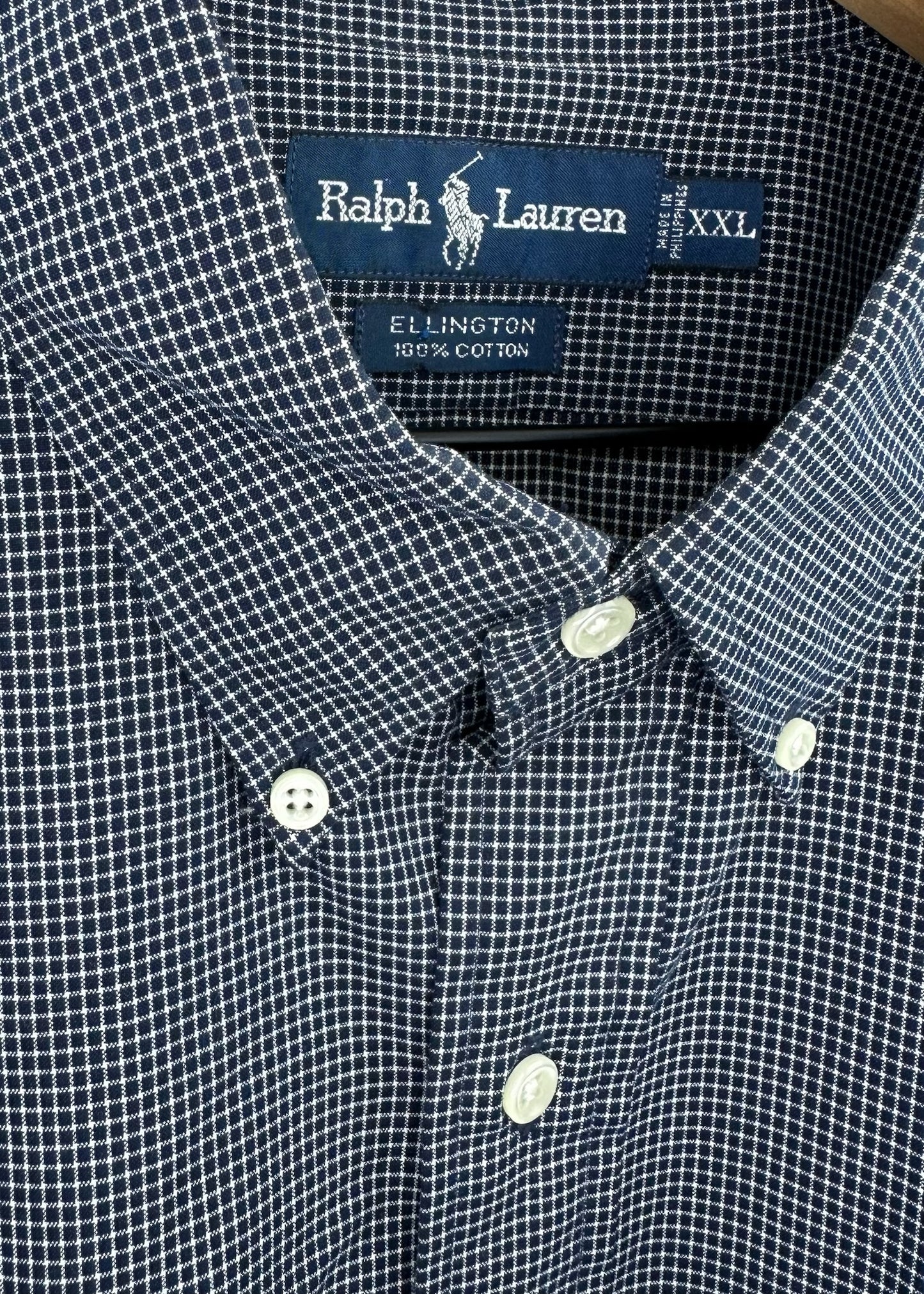 Blue Long Sleeve Button Up By Polo