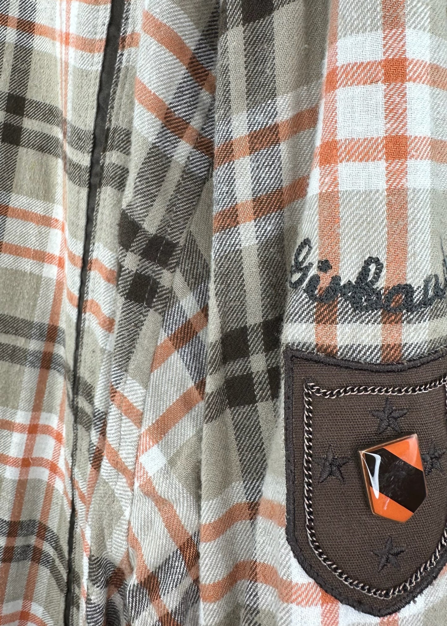 Brown Long Sleeve Shirt By Marithe Francois Girbaud