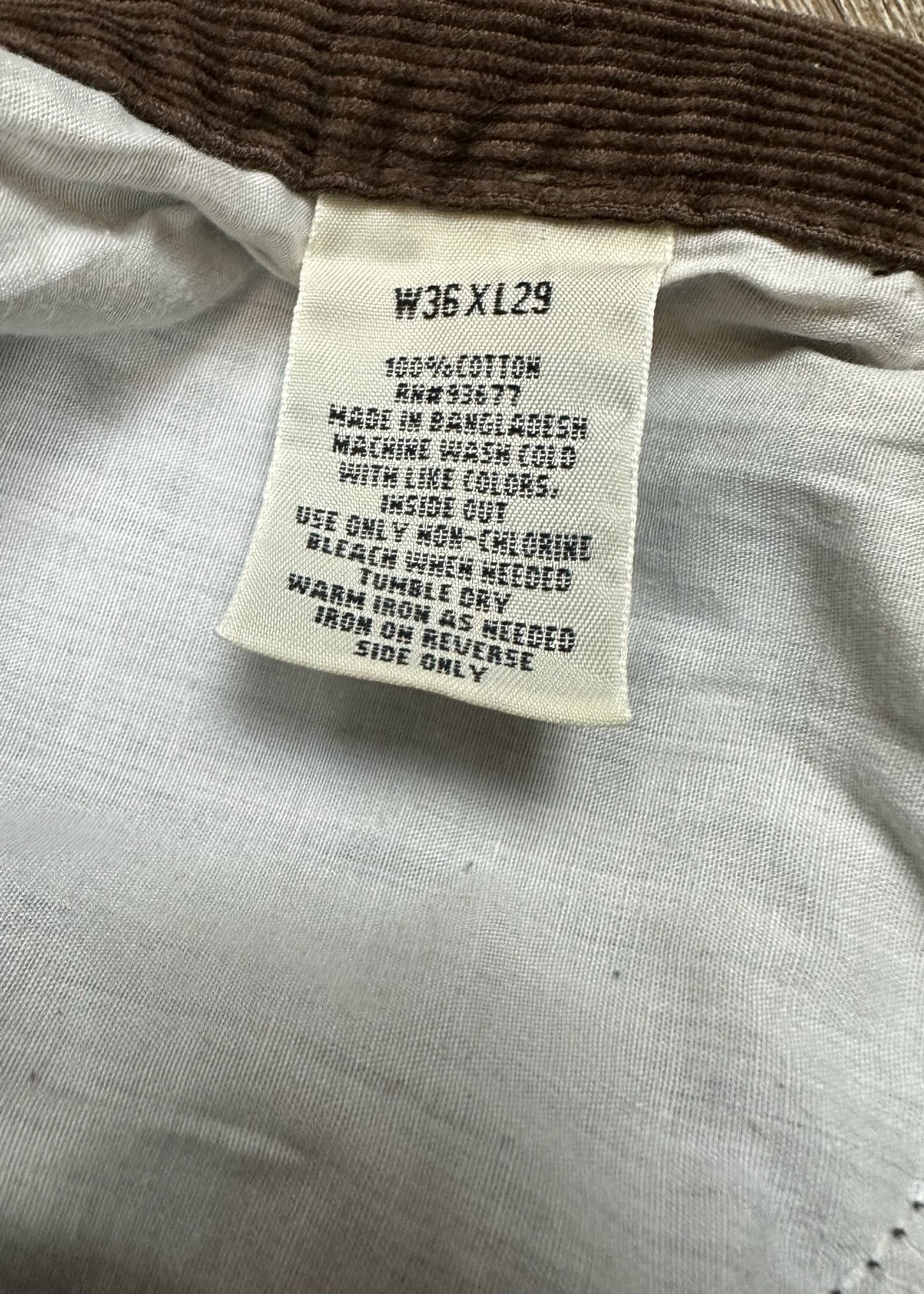 Brown Men's Corduroy Pants by St. Johns Bay