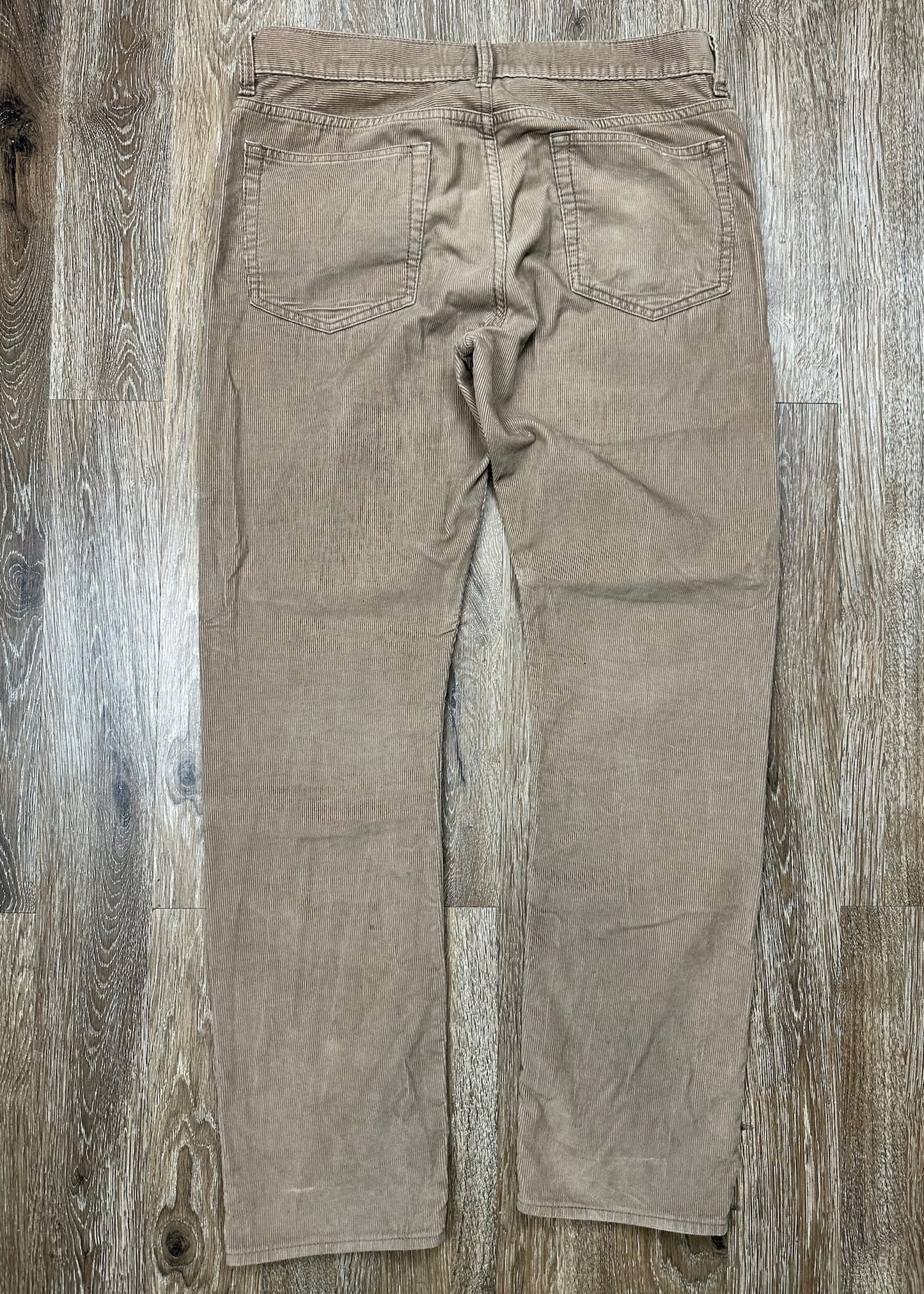 Tan Corduroy Straight-Fit Pants by J. Crew