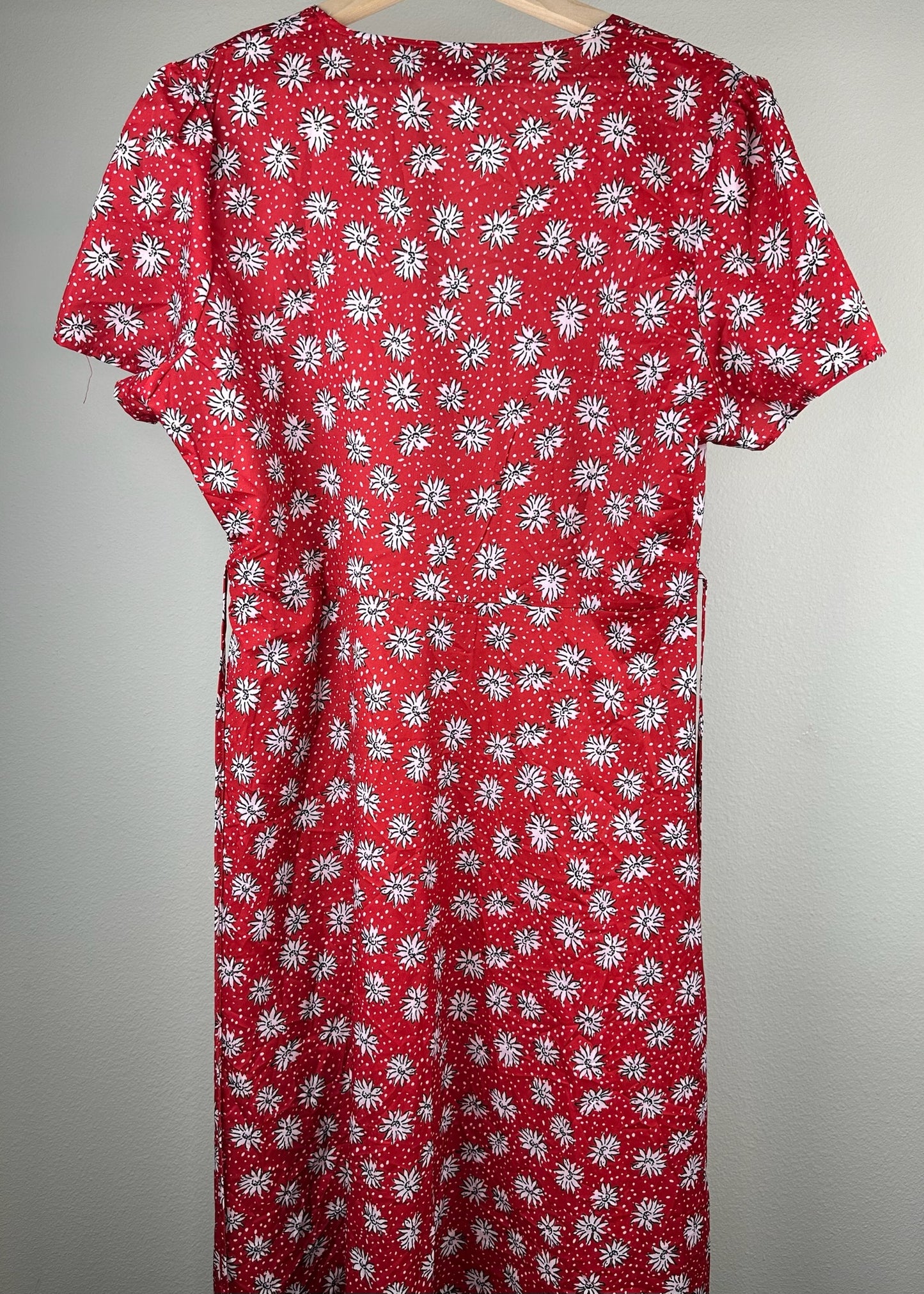 Red Floral Dress by Missguided