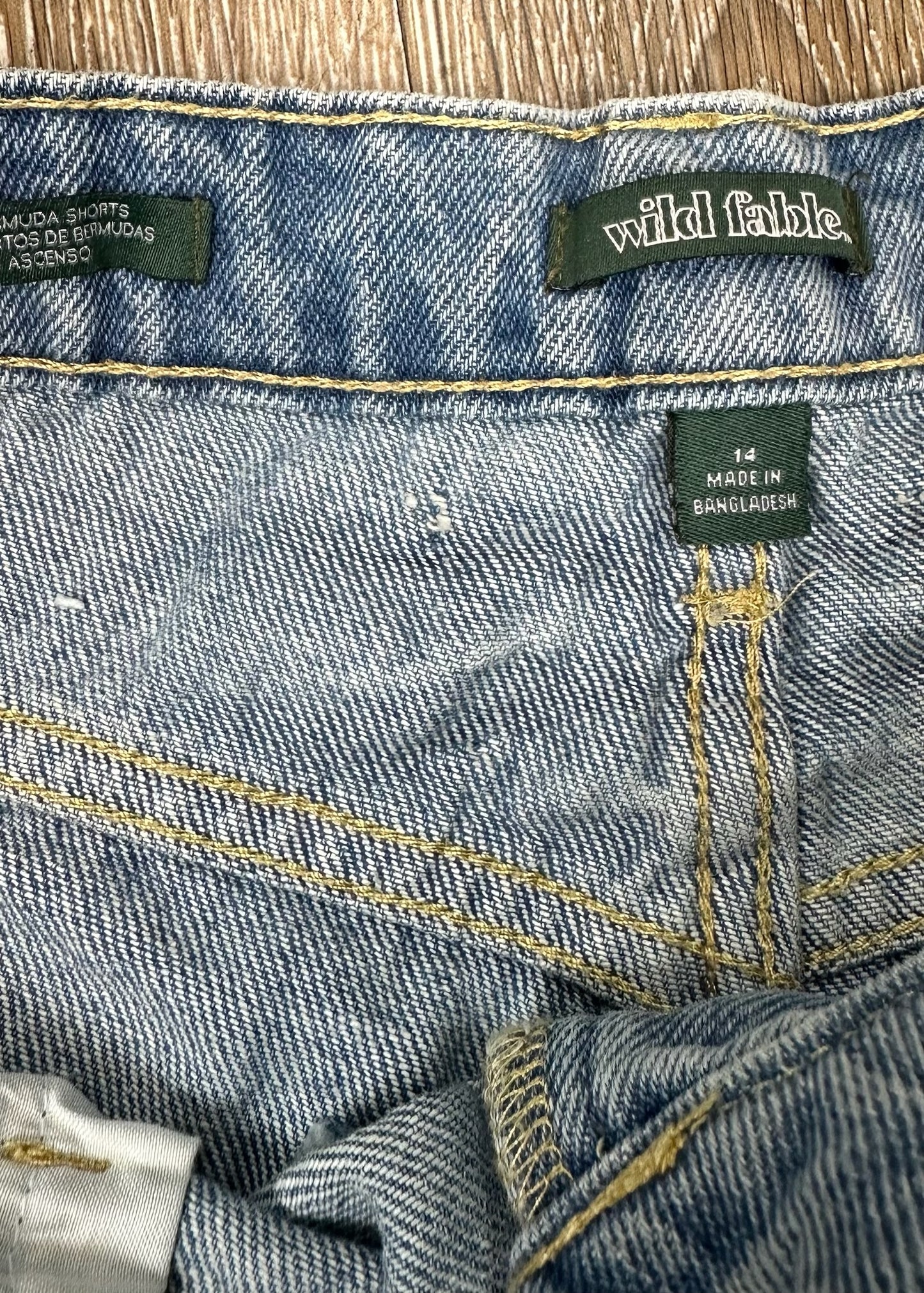 Light Denim Shorts by Wild Fable