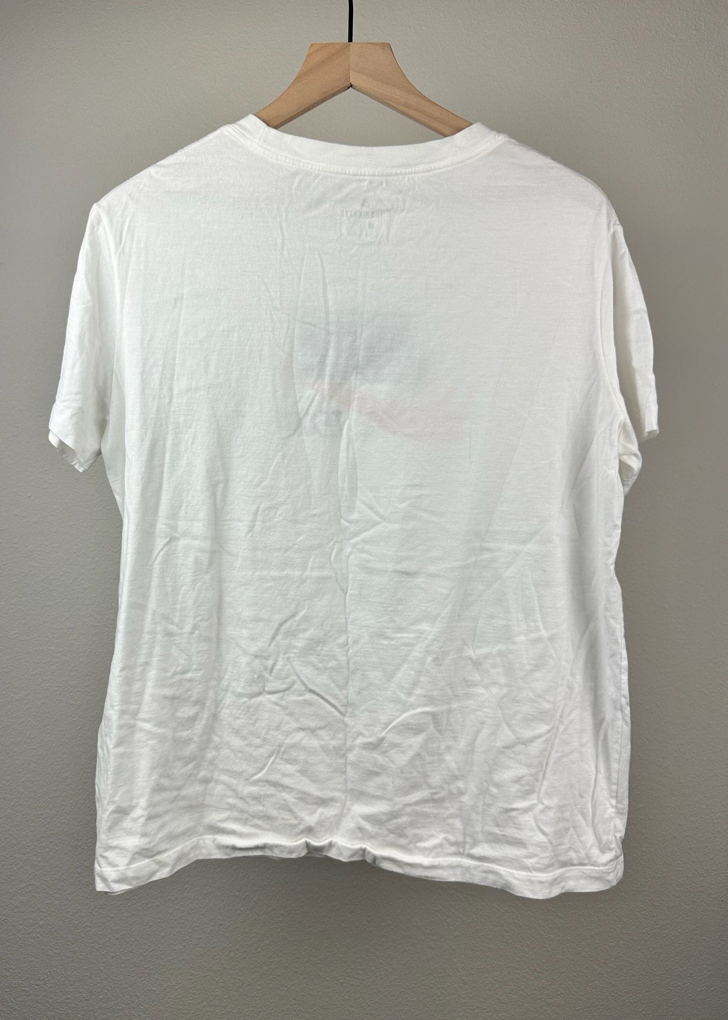 White Texas T-Shirt w/Orange Check by Nike