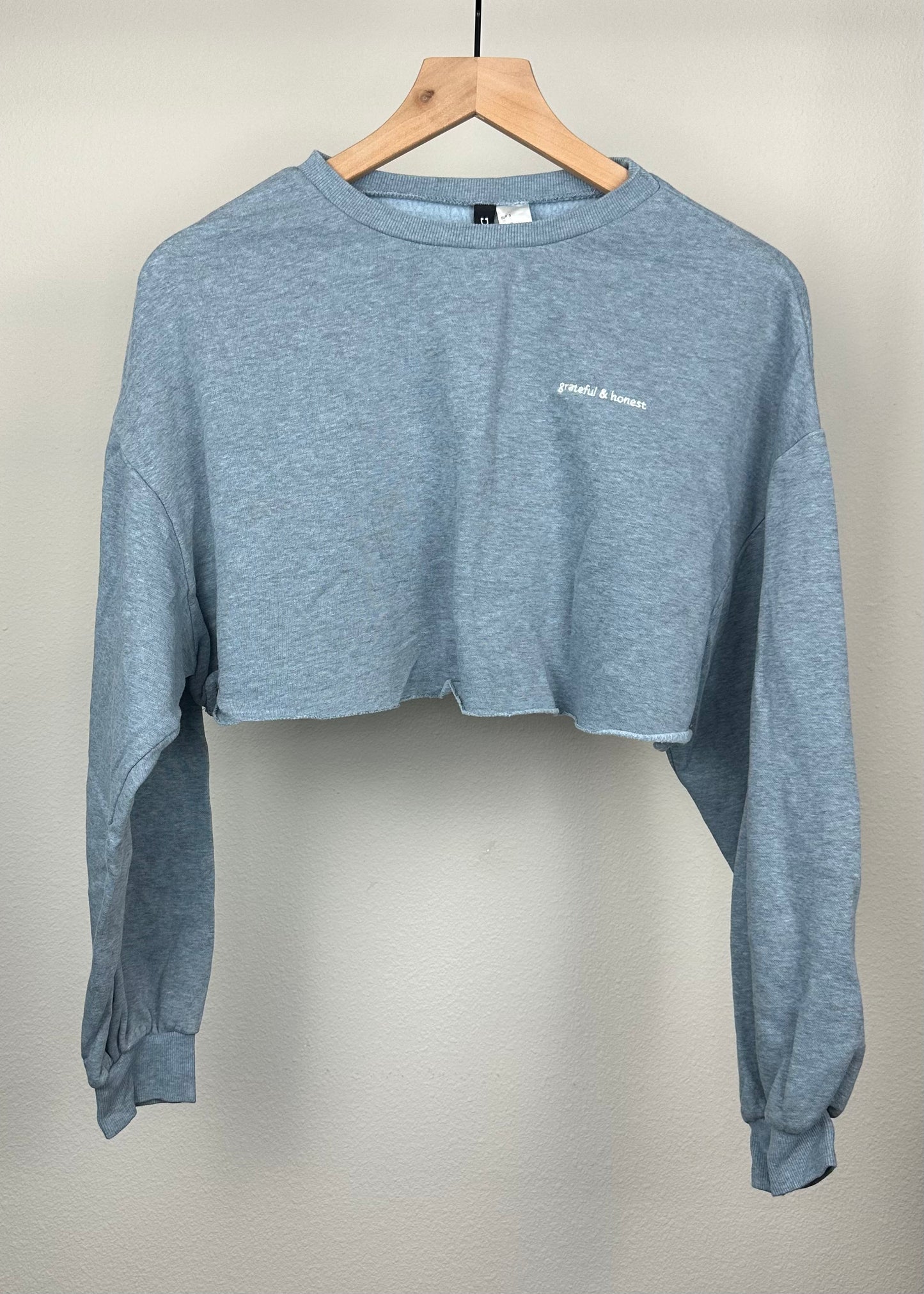 Grateful and Honest Boxy Sweatshirt