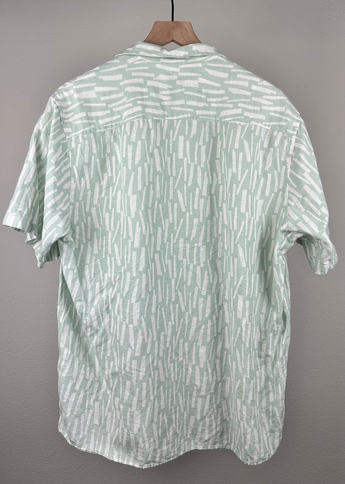 Green Button Up by Zara