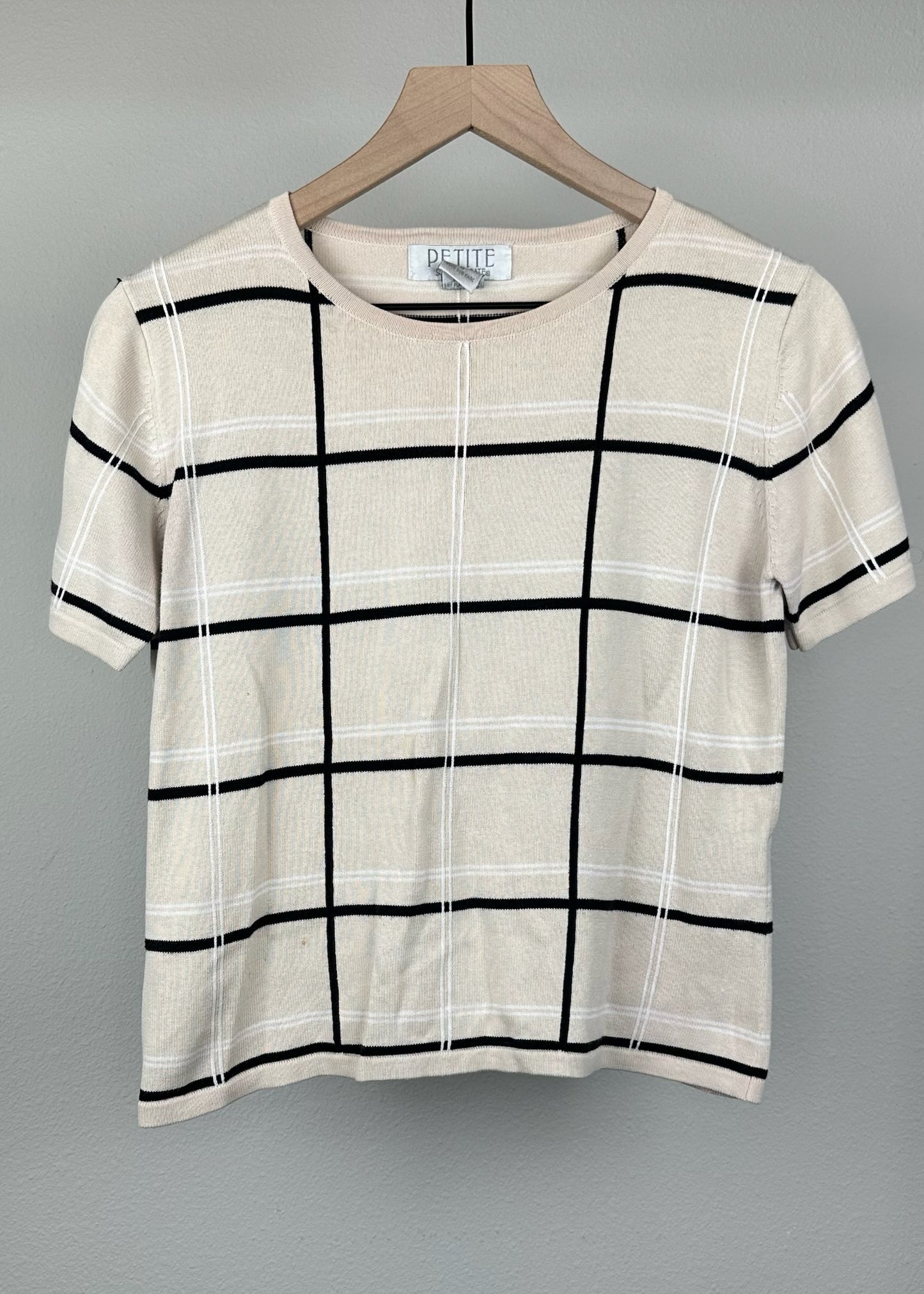 Women's Plaid Top by Petite Sophisticate