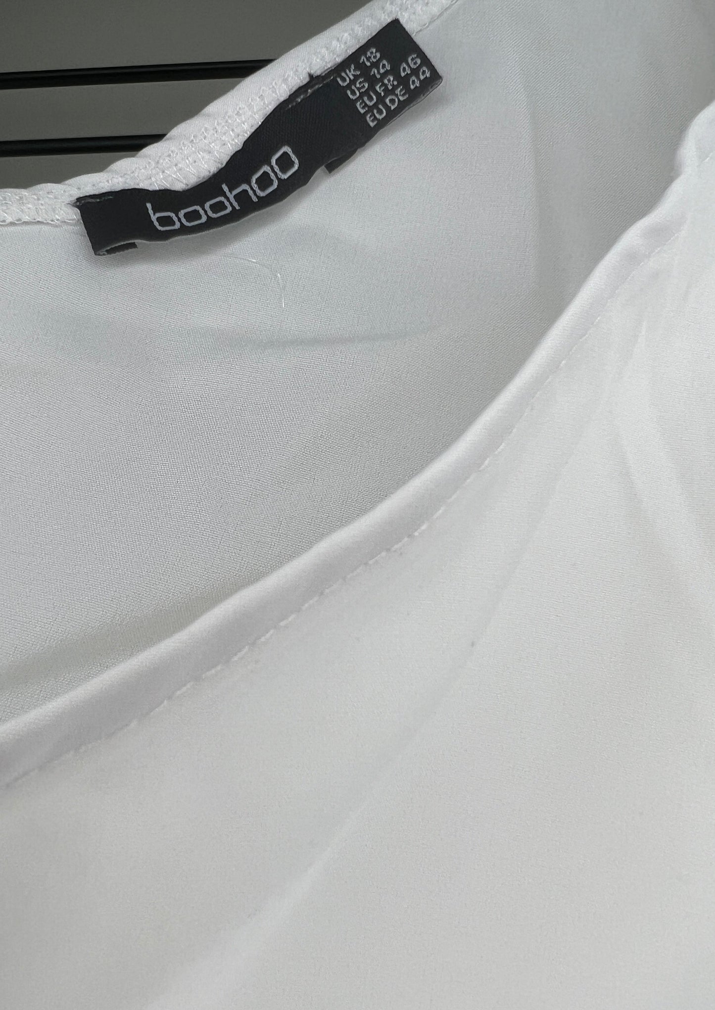 White One Shoulder Blouse By Boohoo