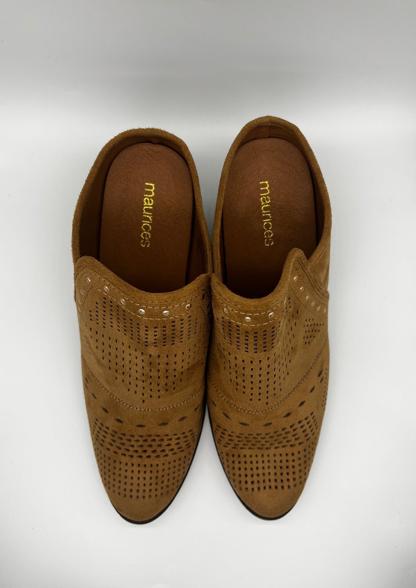 Tan Mule Booties By Maurices