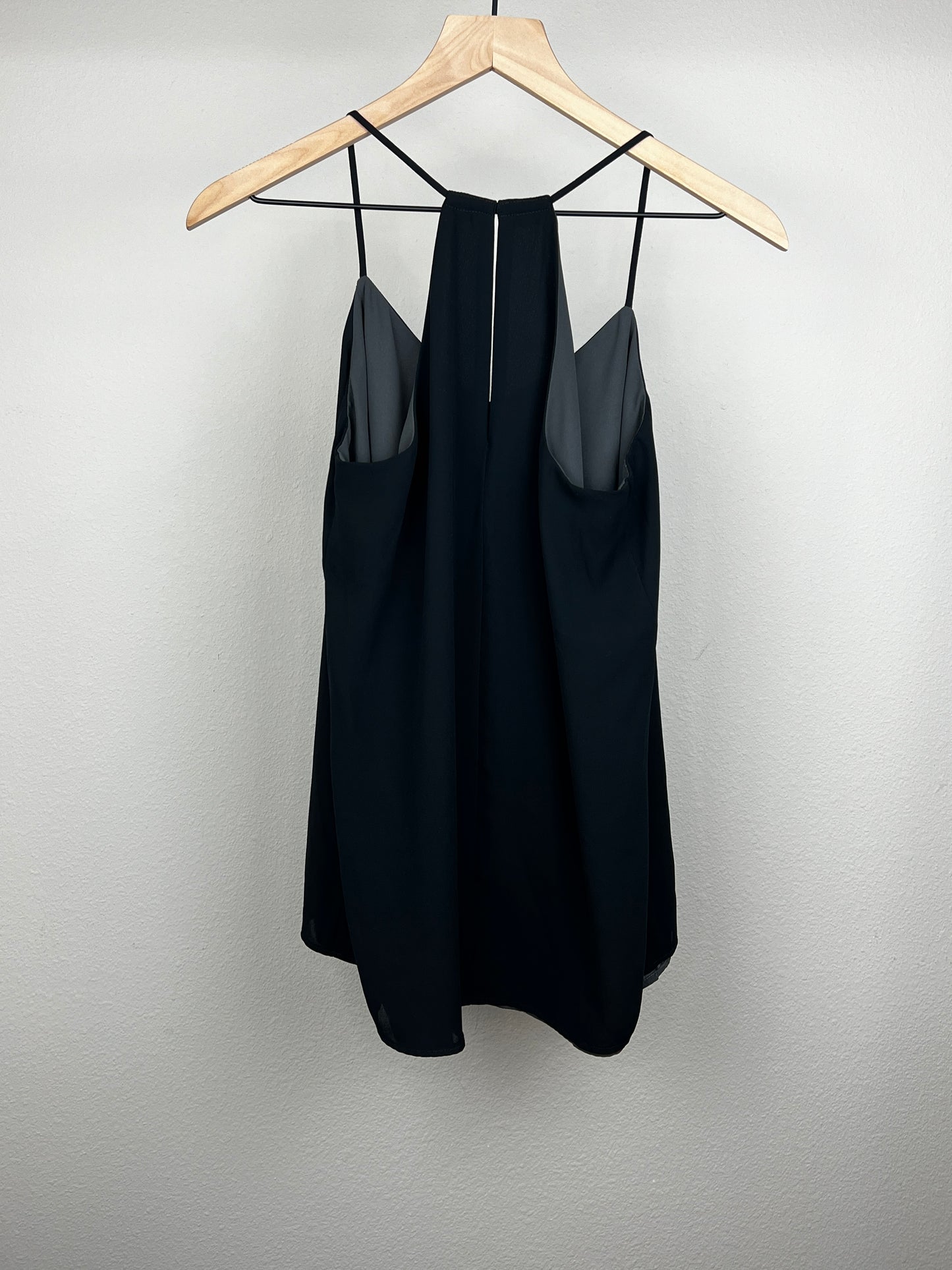 Black and Grey Reversible Blouse