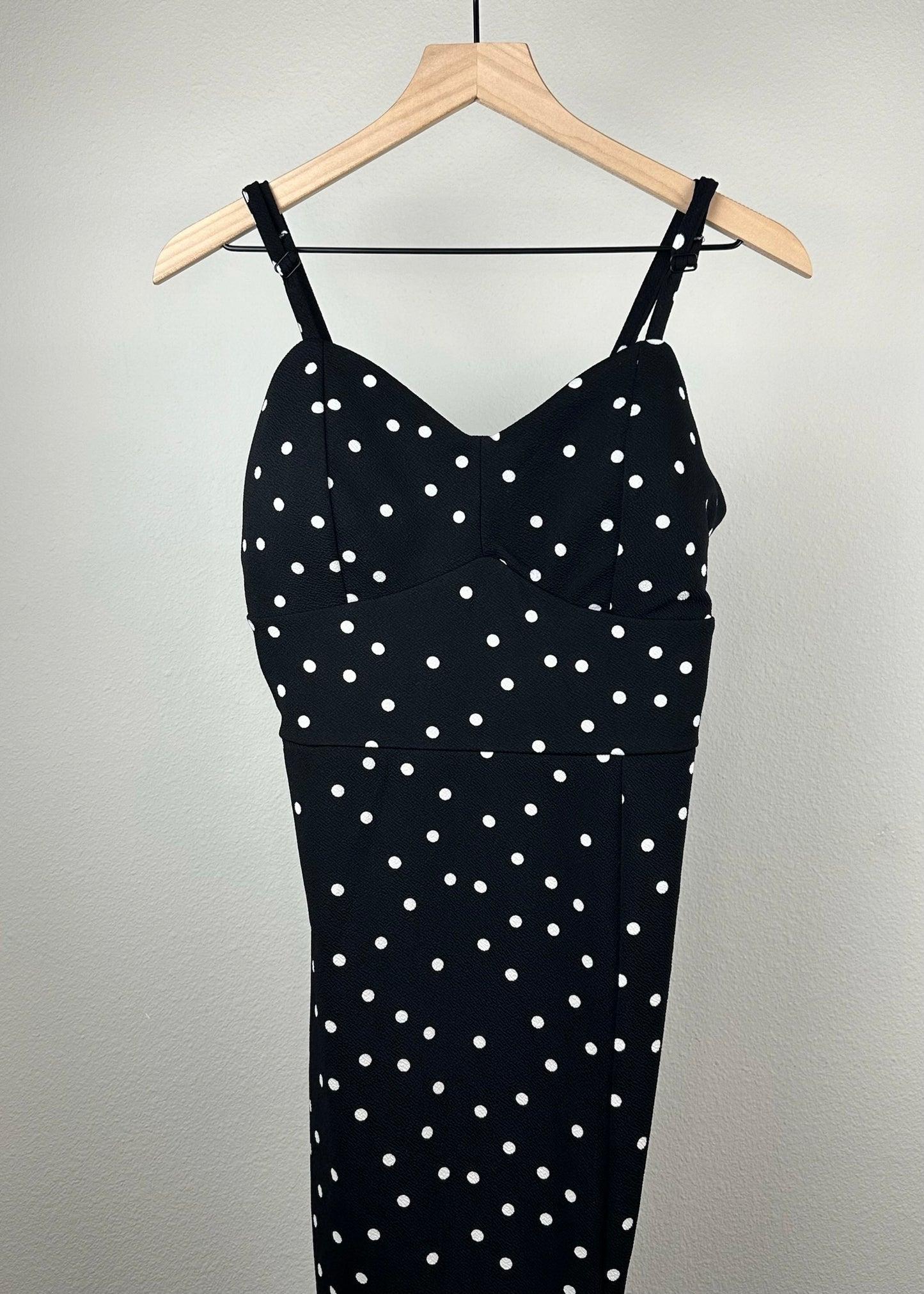 Black and White Polka Dot Dress by Fashion Nova