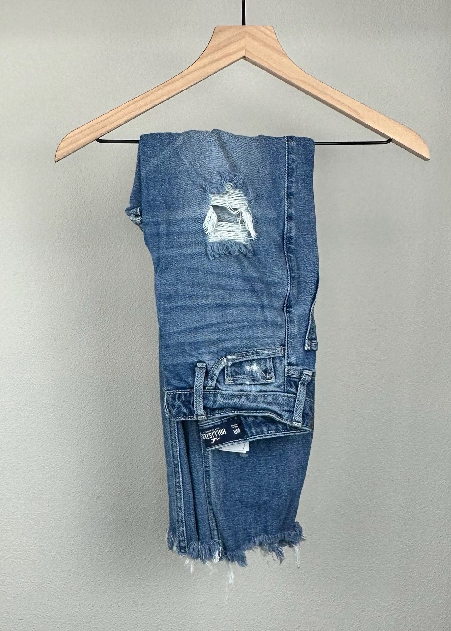 High Rise Slim Straight Jeans by Hollister