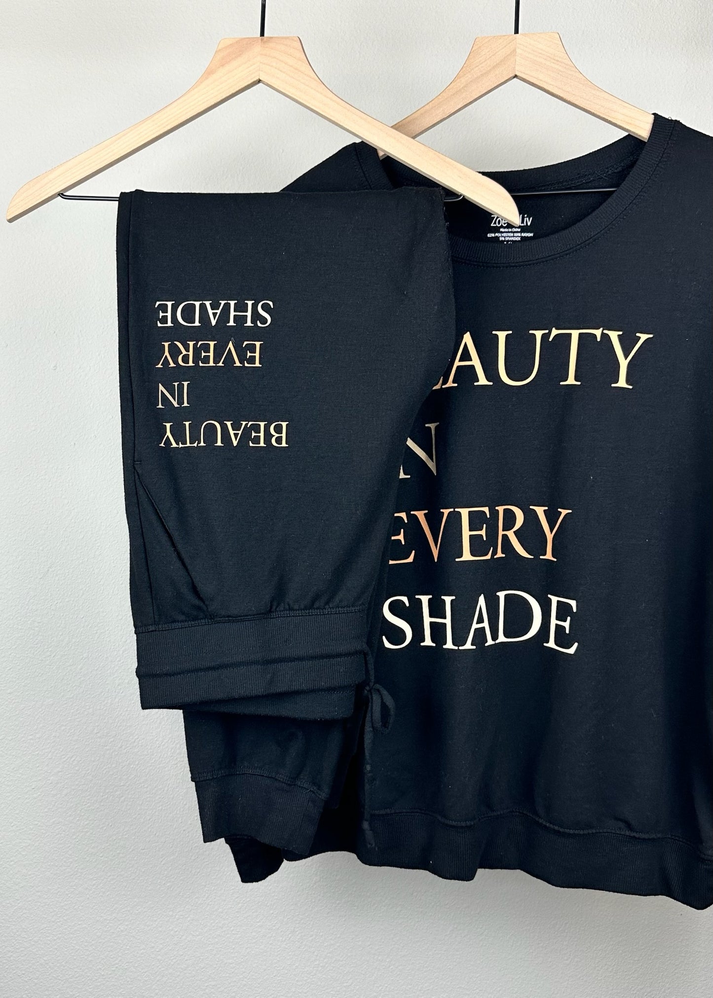 Every Shade Black Sweatshirt (only) by Zoe + Liv