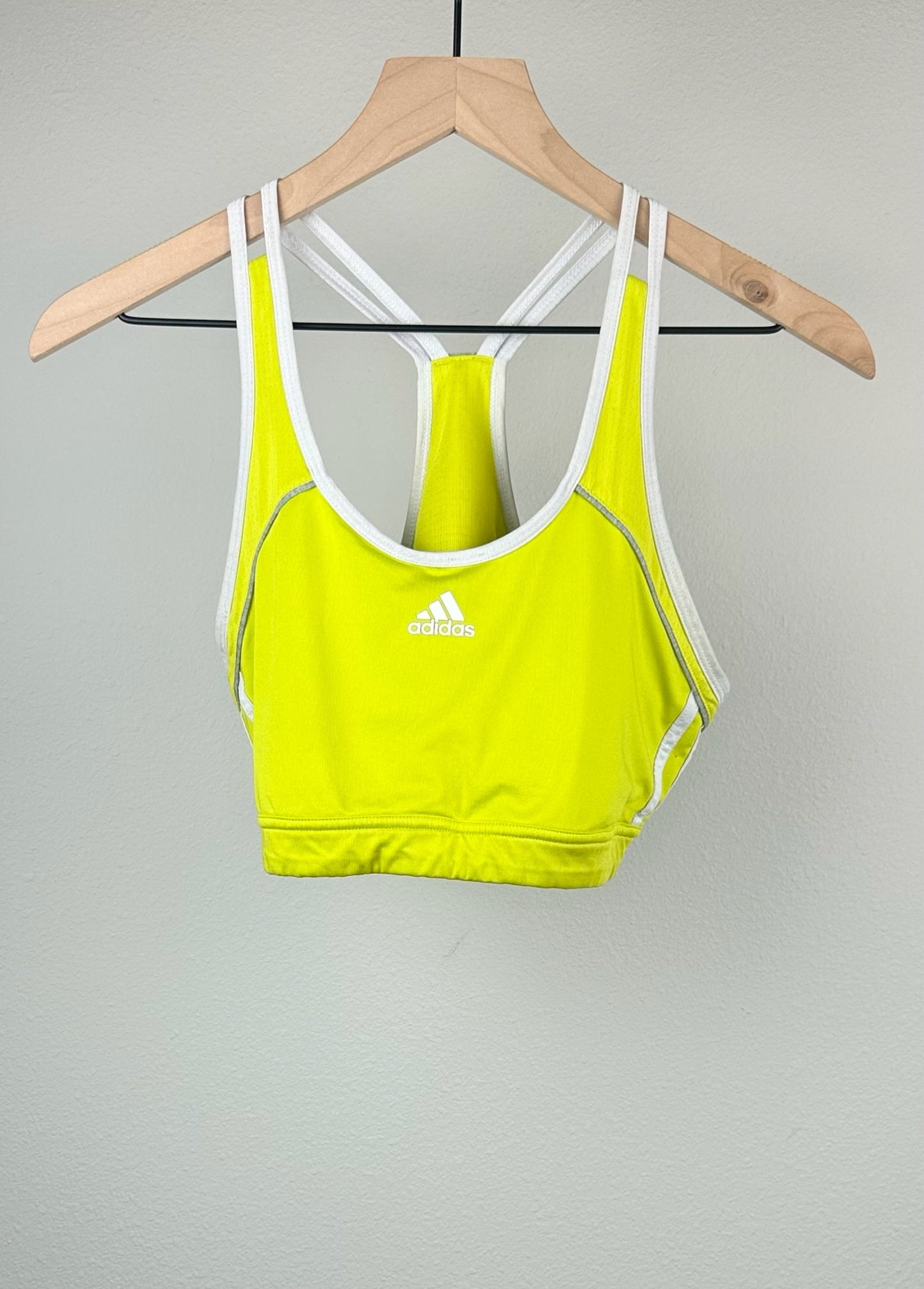 Like Green Sports Bra by Adidas