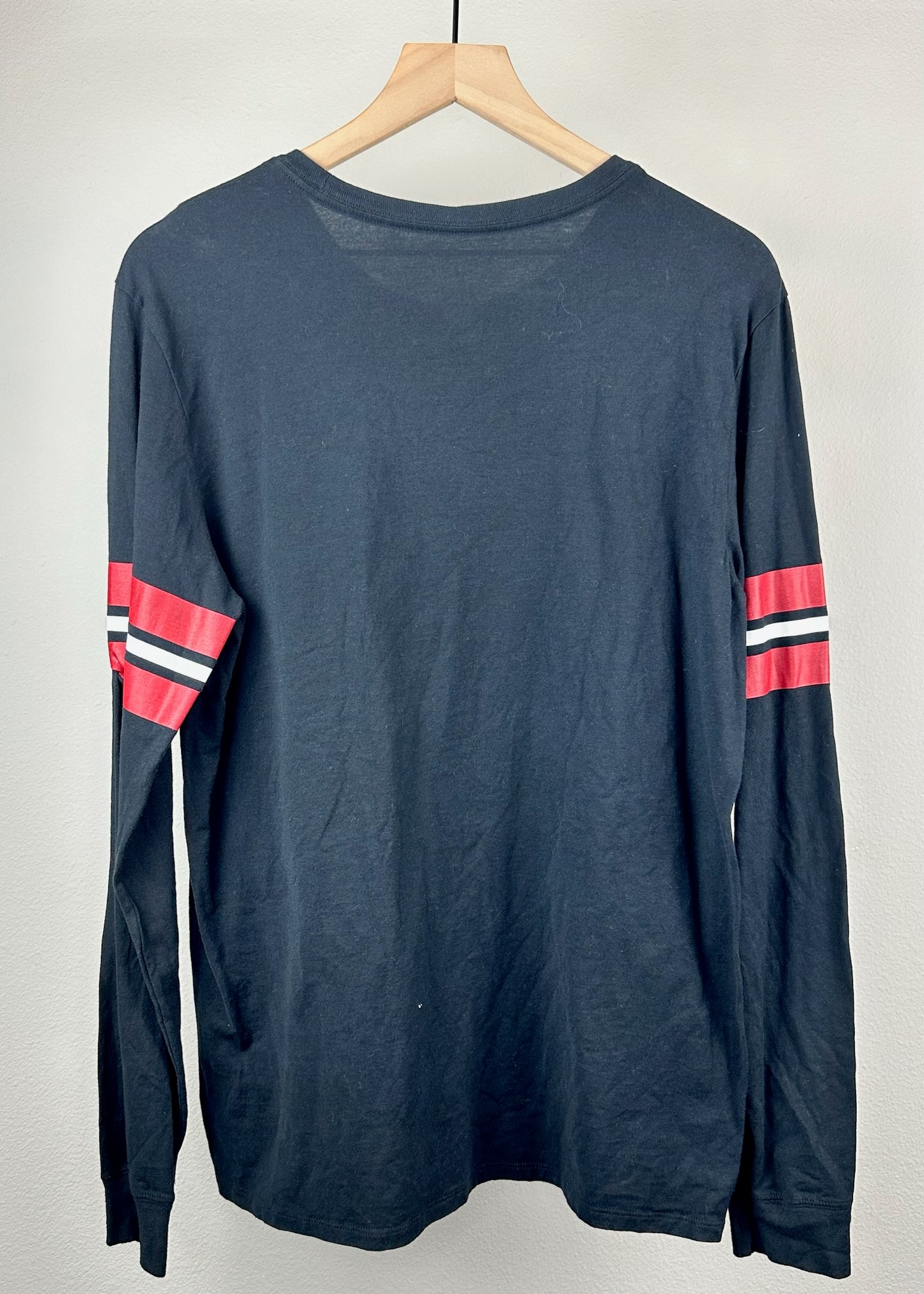 Mens Jordan 1985 Red and Black Long Sleeve Shirt