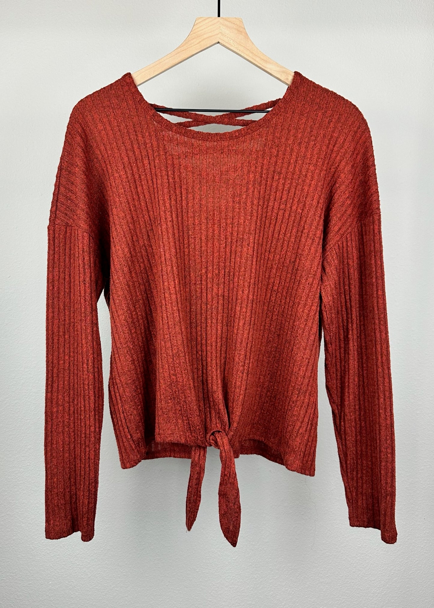 Burnt Orange Sweater by Not Boundaries