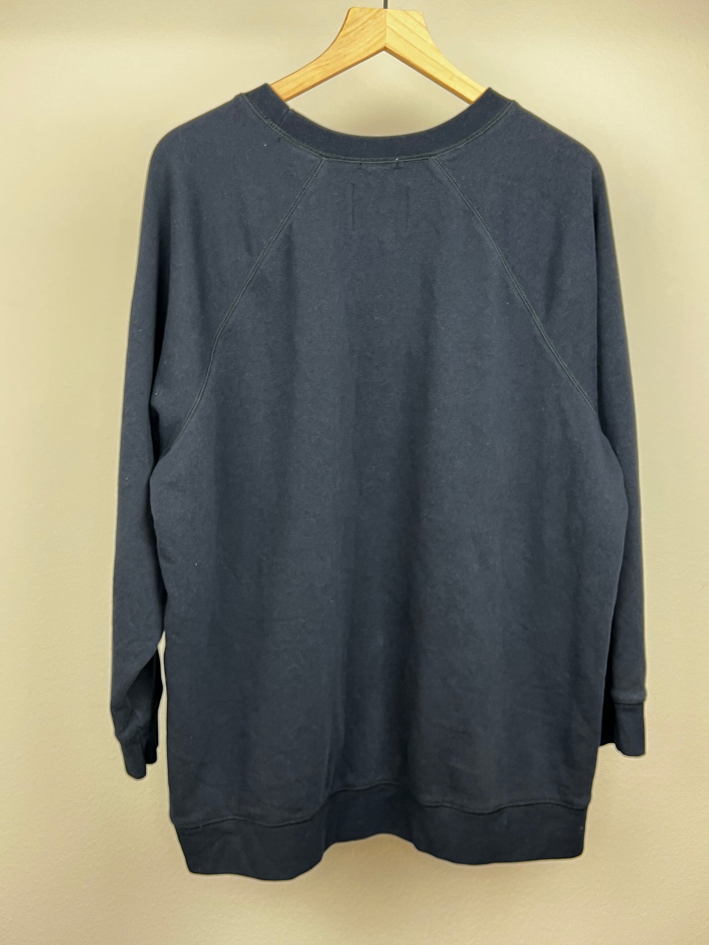 Navy Peace Sweater By American Eagle