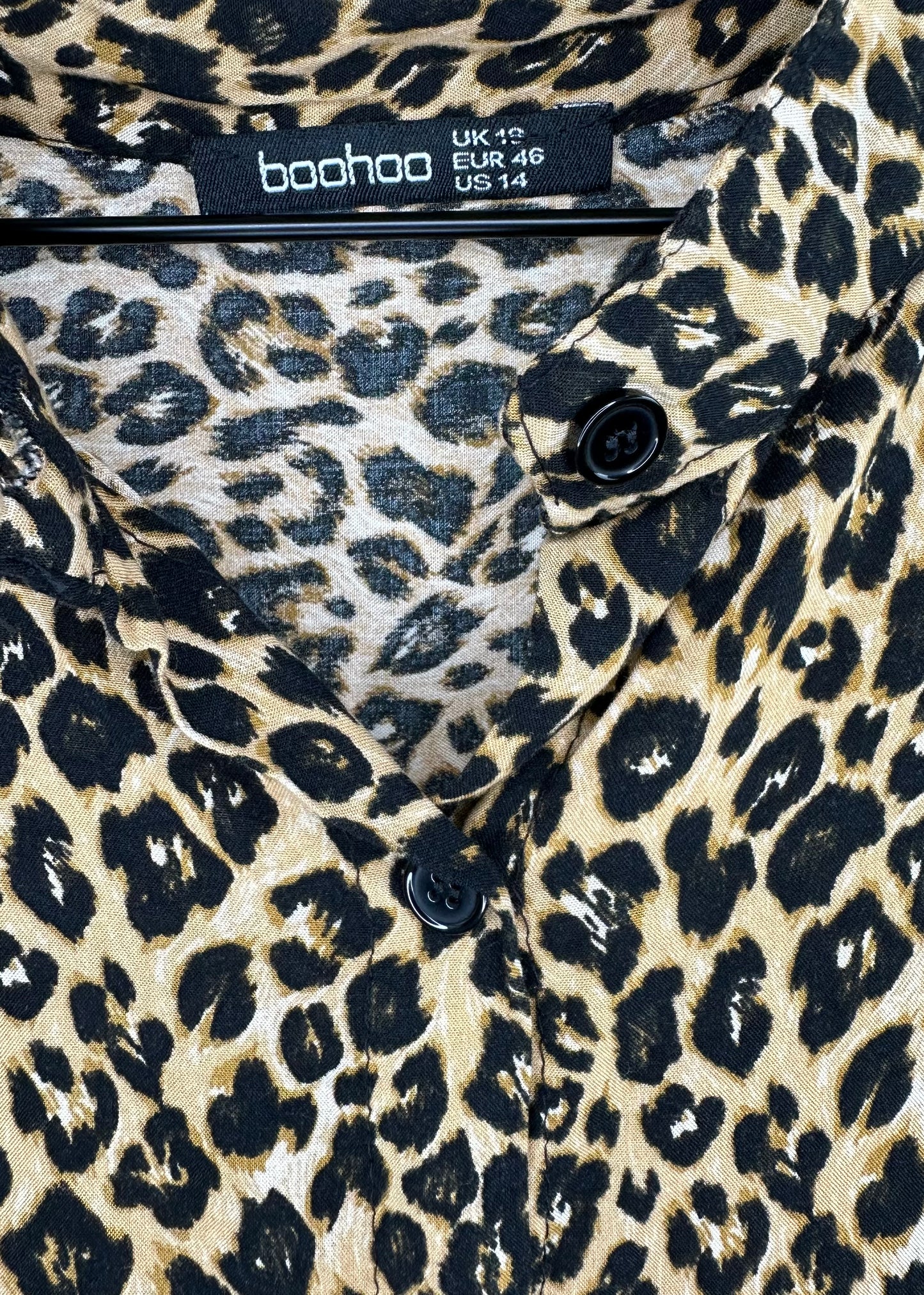 Leopard Print Top by Boohoo