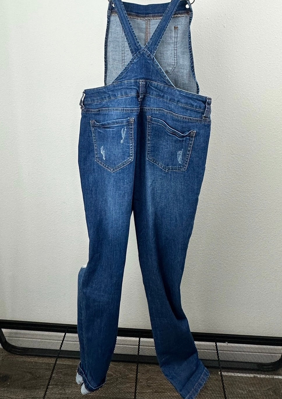 Dark Jean Overalls By Wax Jean