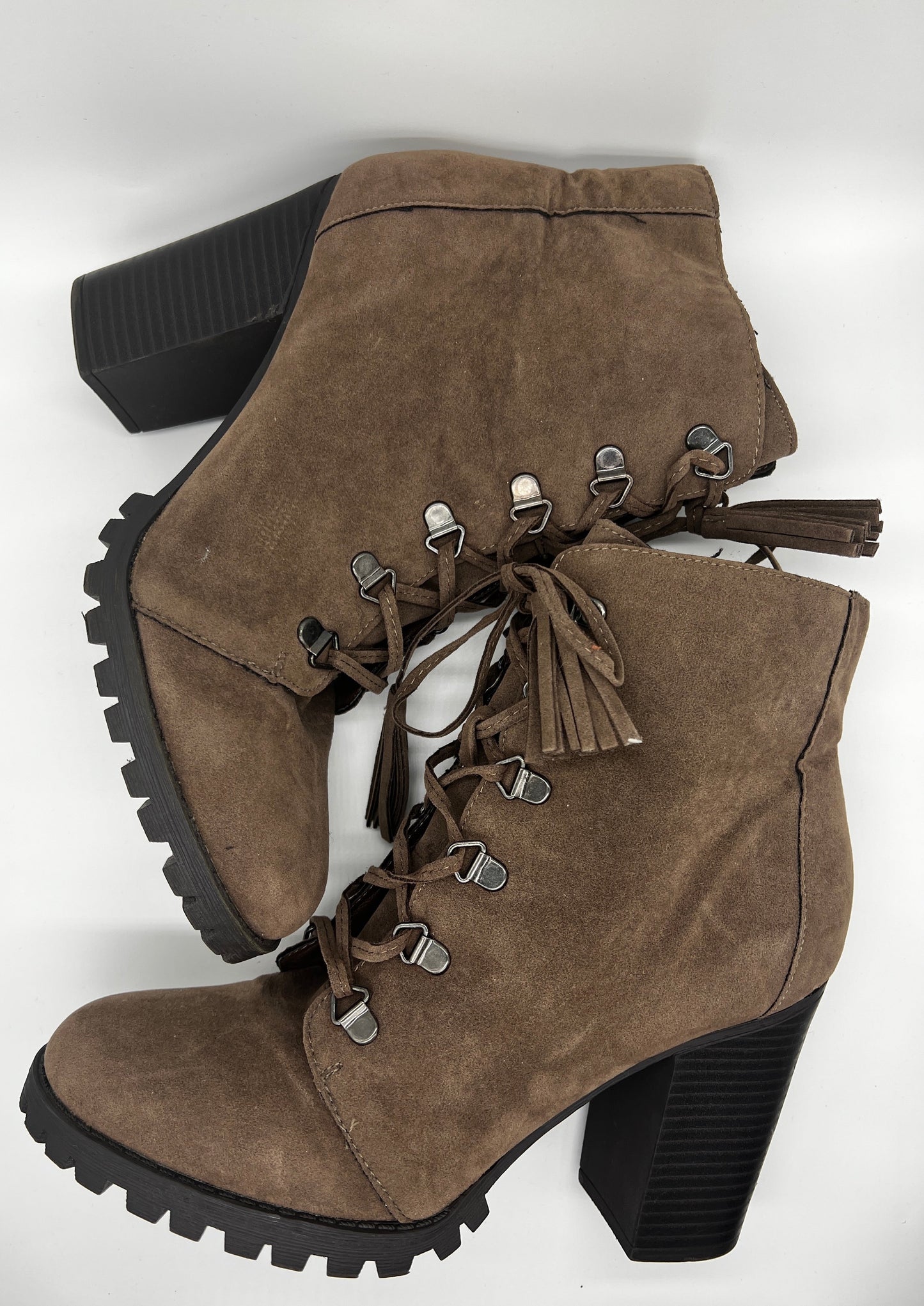 Heeled Combat Boots