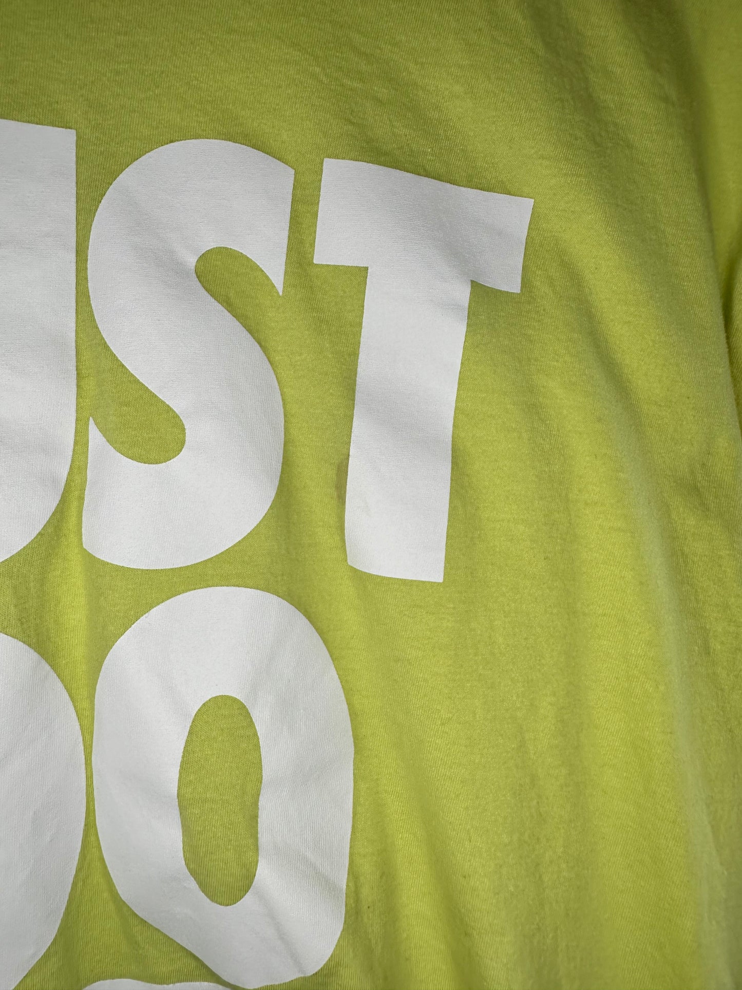 Lime Green Just Do It T-Shirt by Nike