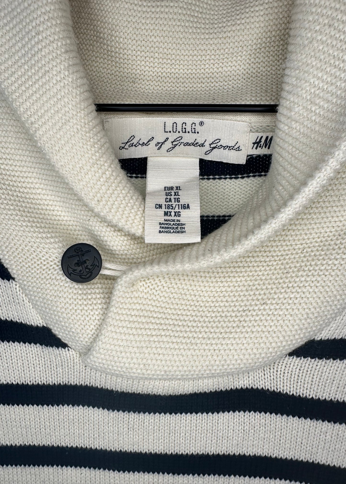 Blue and White Sweater By H&M
