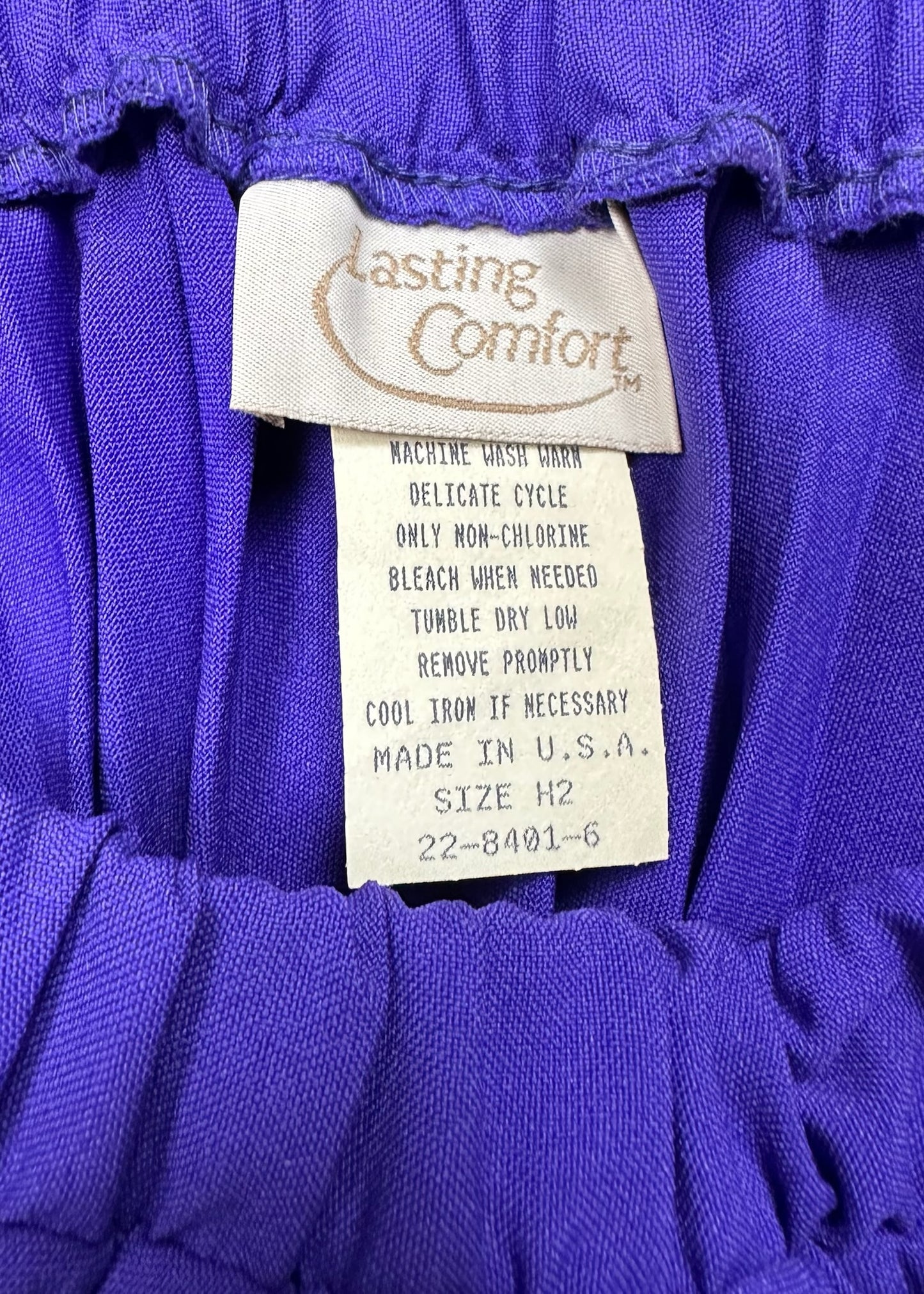 Purple Pleated Skit by Lasting Comfort