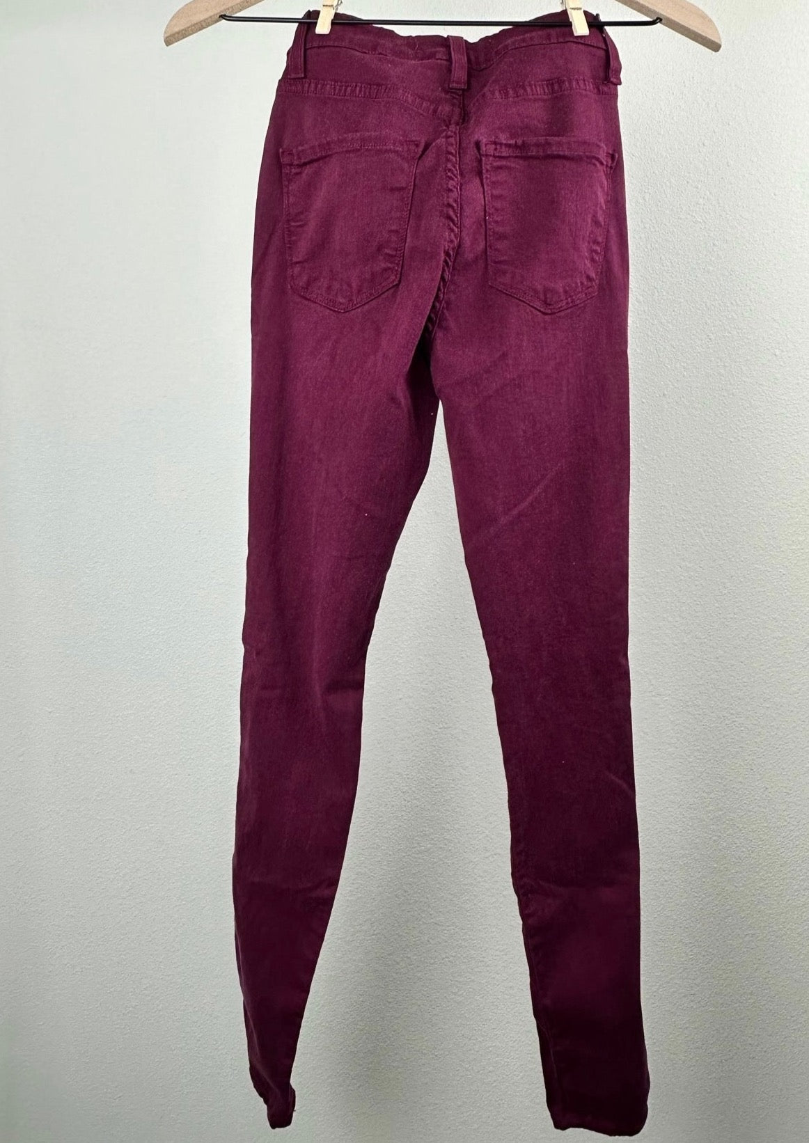 Burgundy Jeans By Fashion Nova