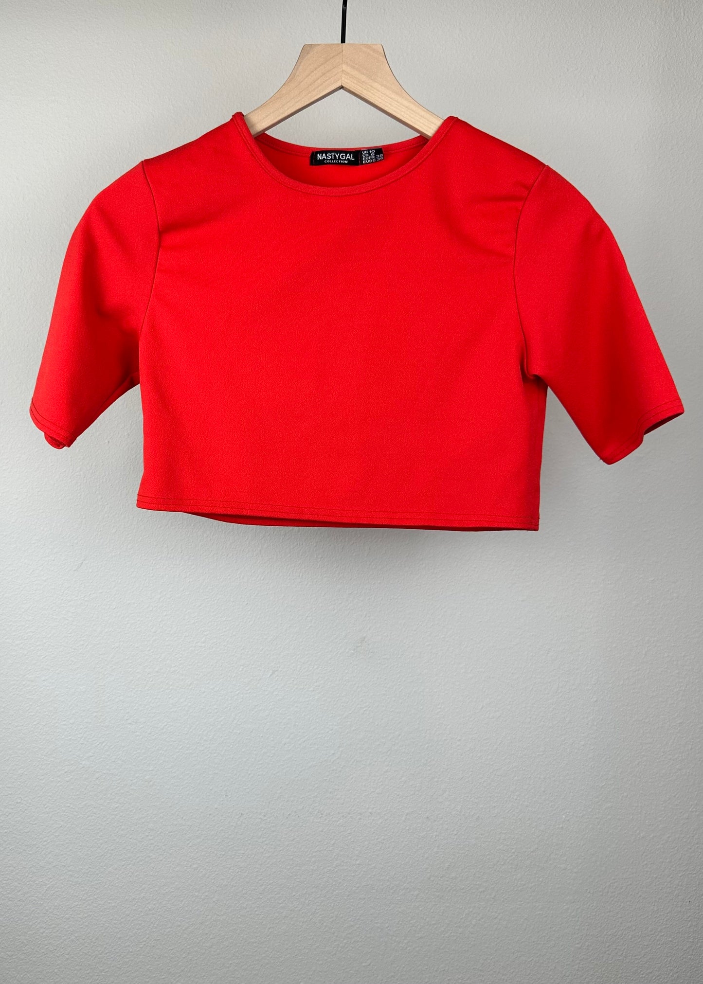 Coral 2 Piece Crop Wide Leg Set by Nasty Gal