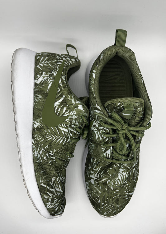 Roshe One Print Green Leaves By Nike