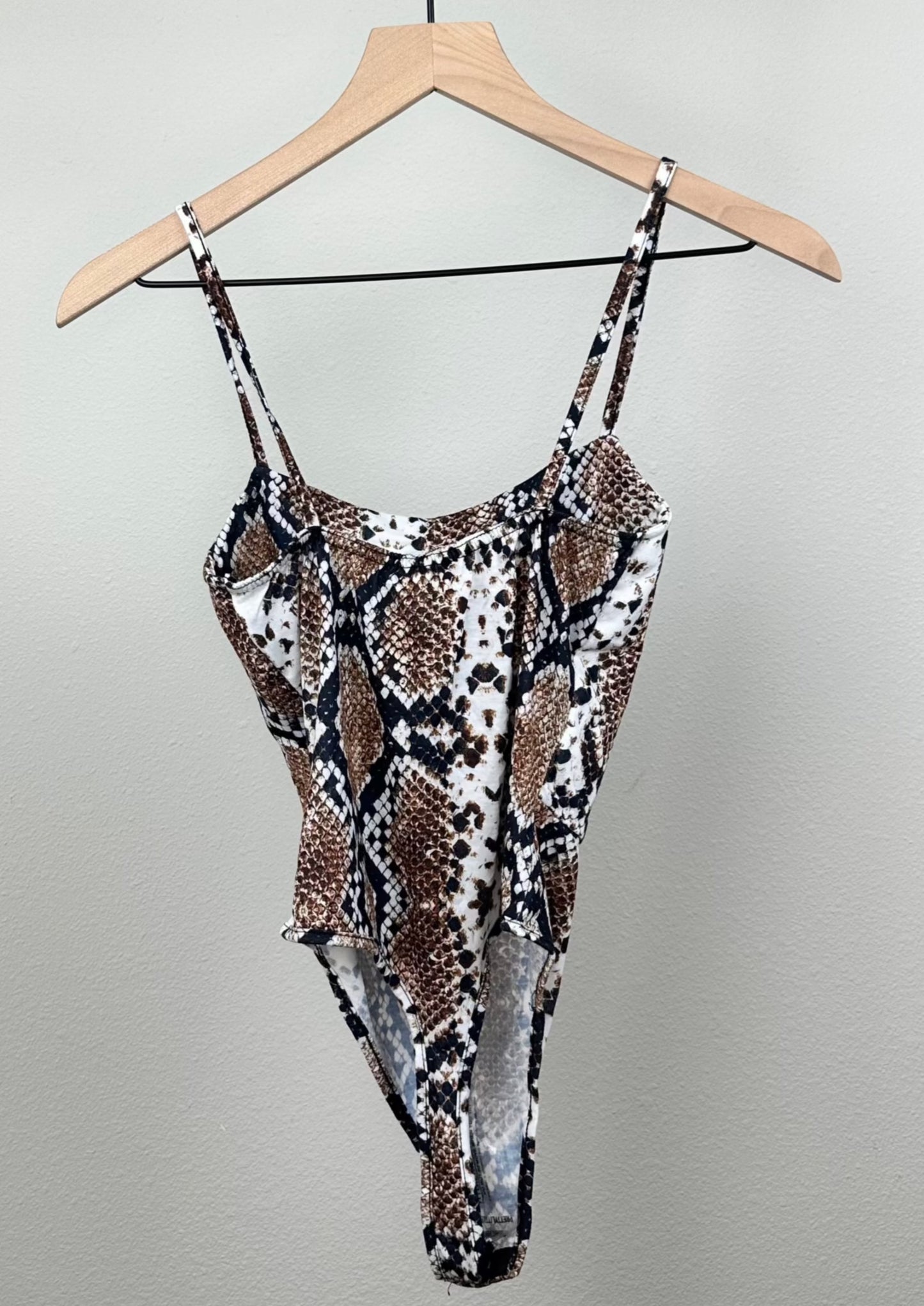 Snakeskin Bodysuit by Pretty Little Thing