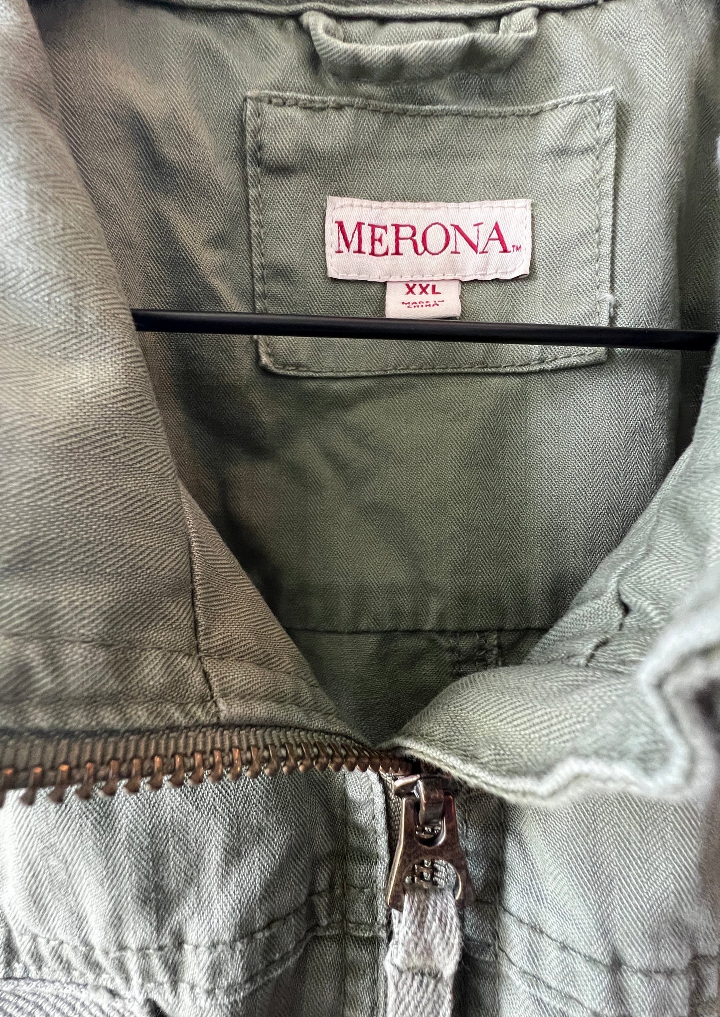 Green Zip Vest by Merona
