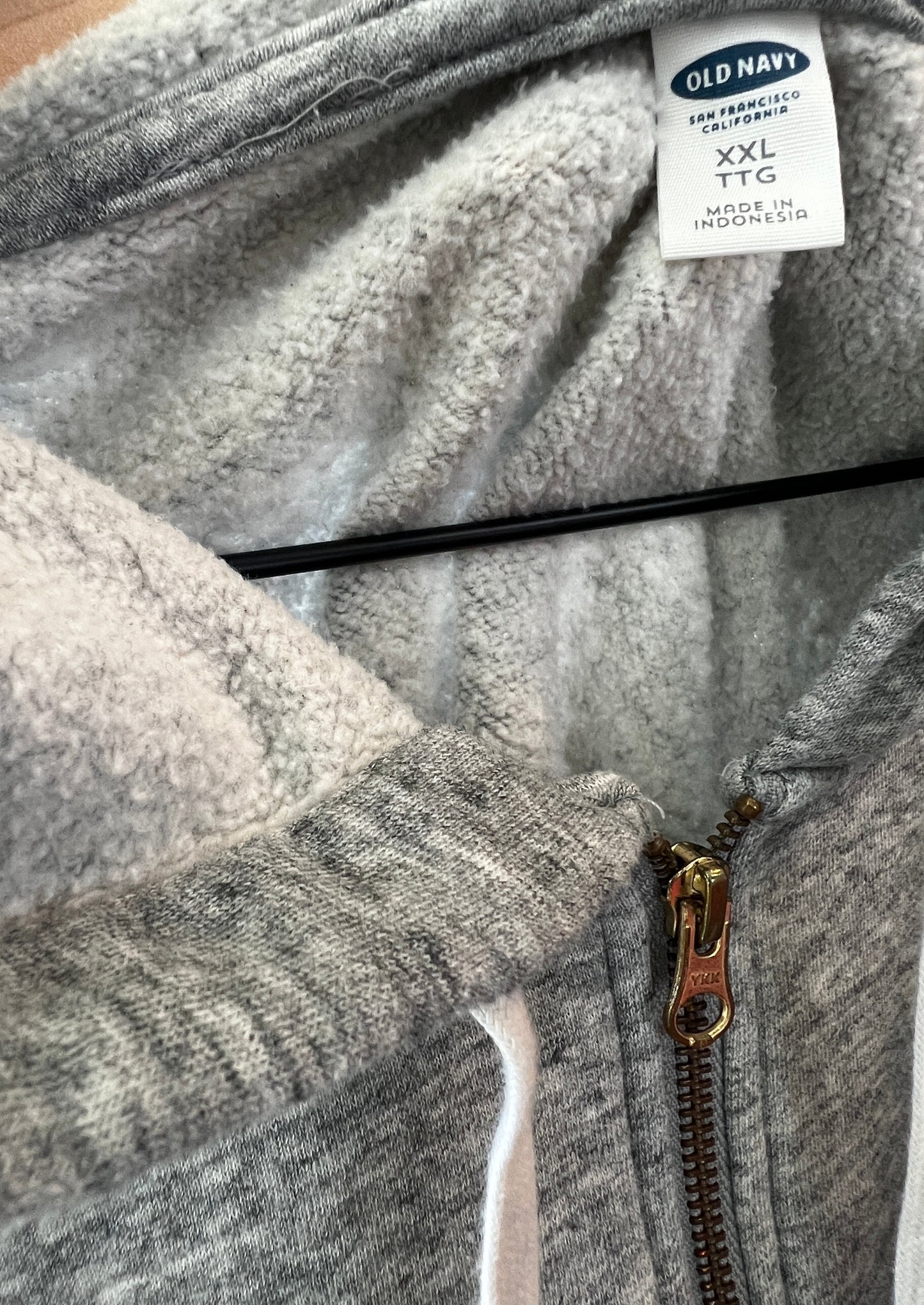 Old Navy Grey Zip Up Hoodie