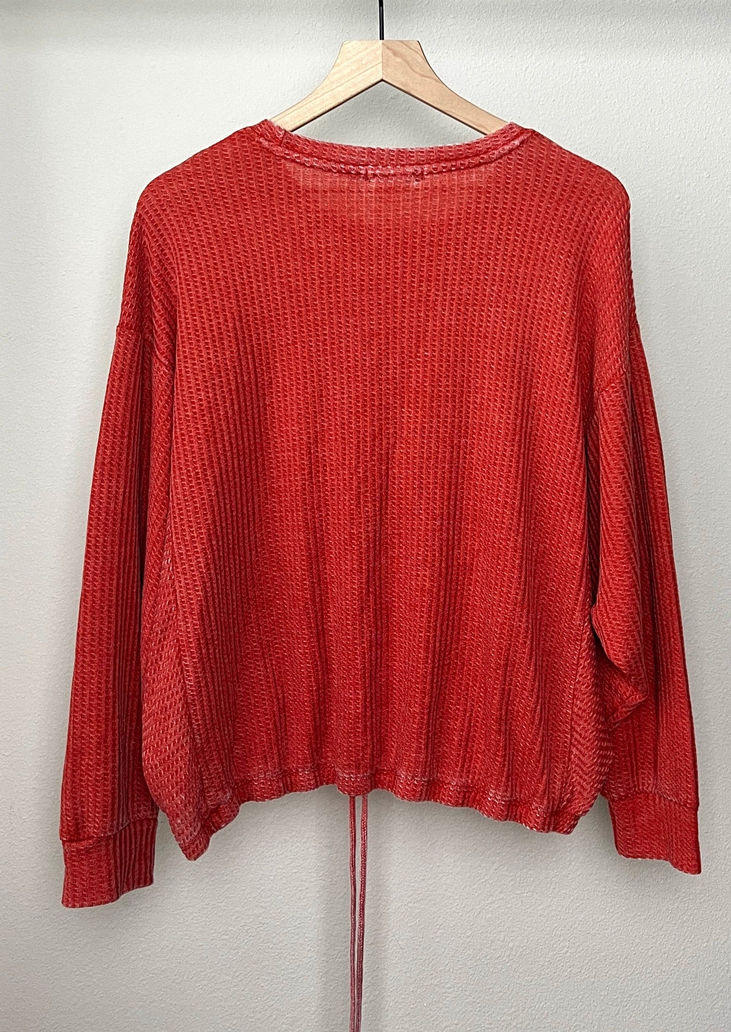Orange Tie Sweater by Ransom Collection